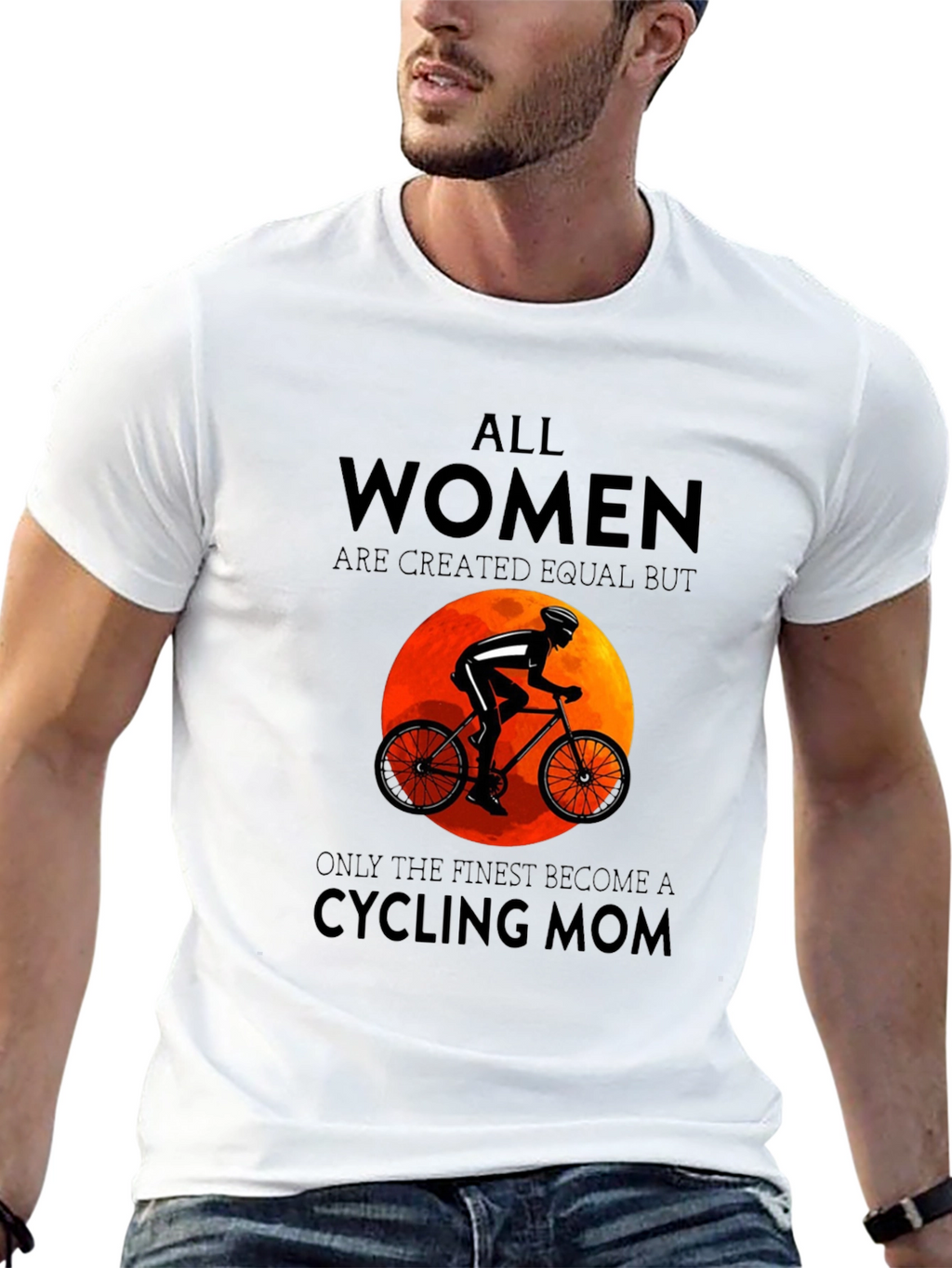 Cycling Mom T-Shirt: All Women Are Equal