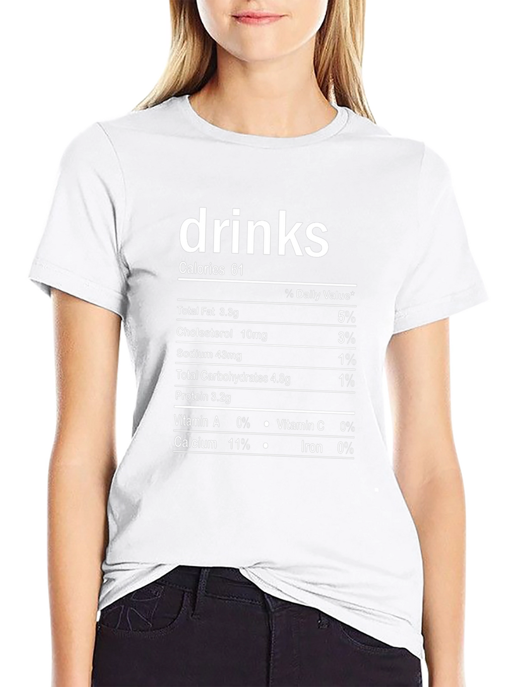 Drinks Nutrition Facts T-Shirt