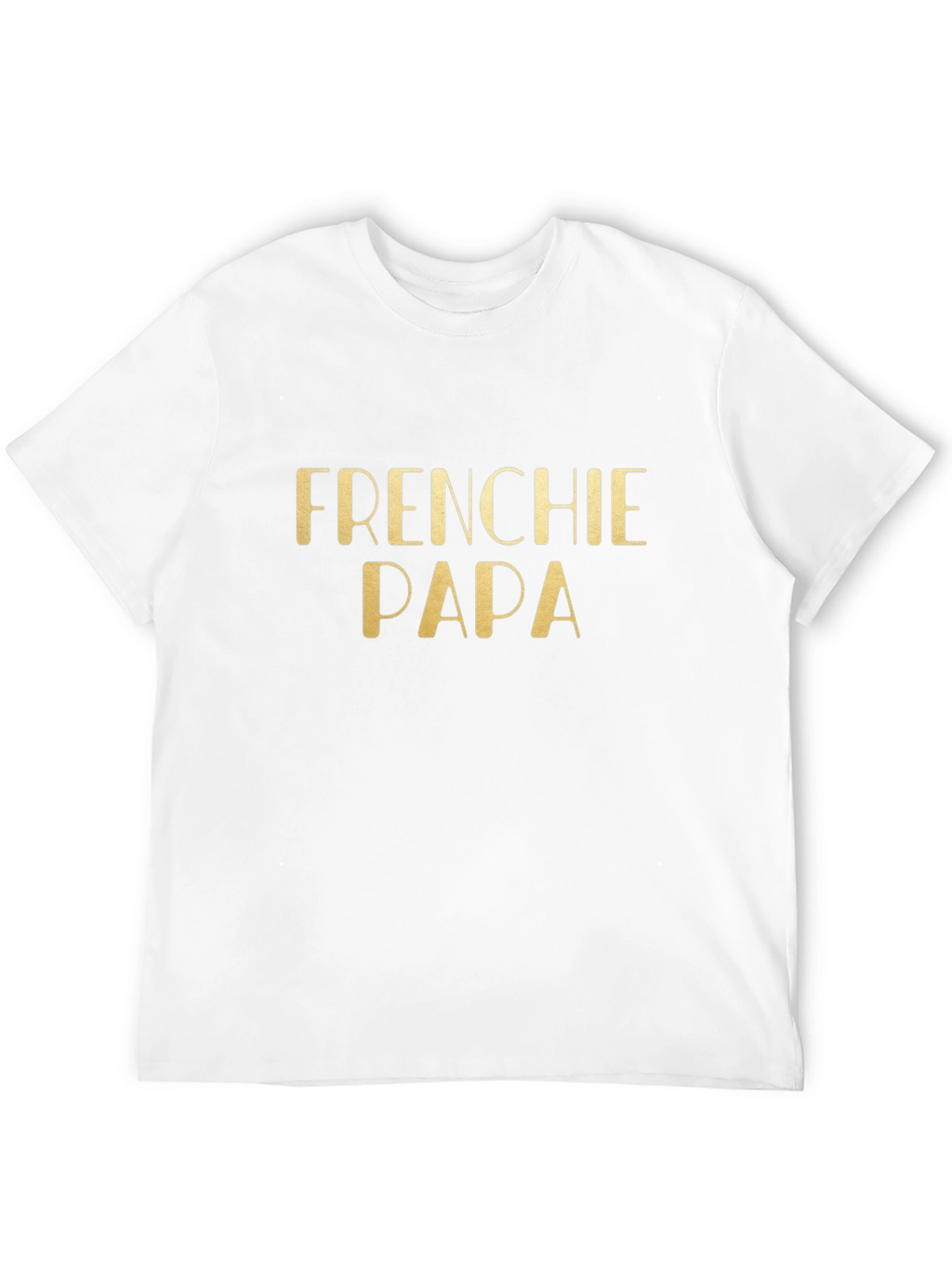 Frenchie Papa Black T-Shirt