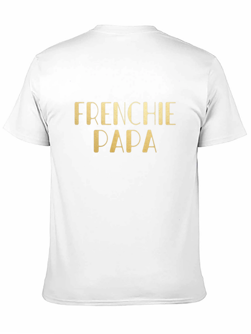 Frenchie Papa Black T-Shirt