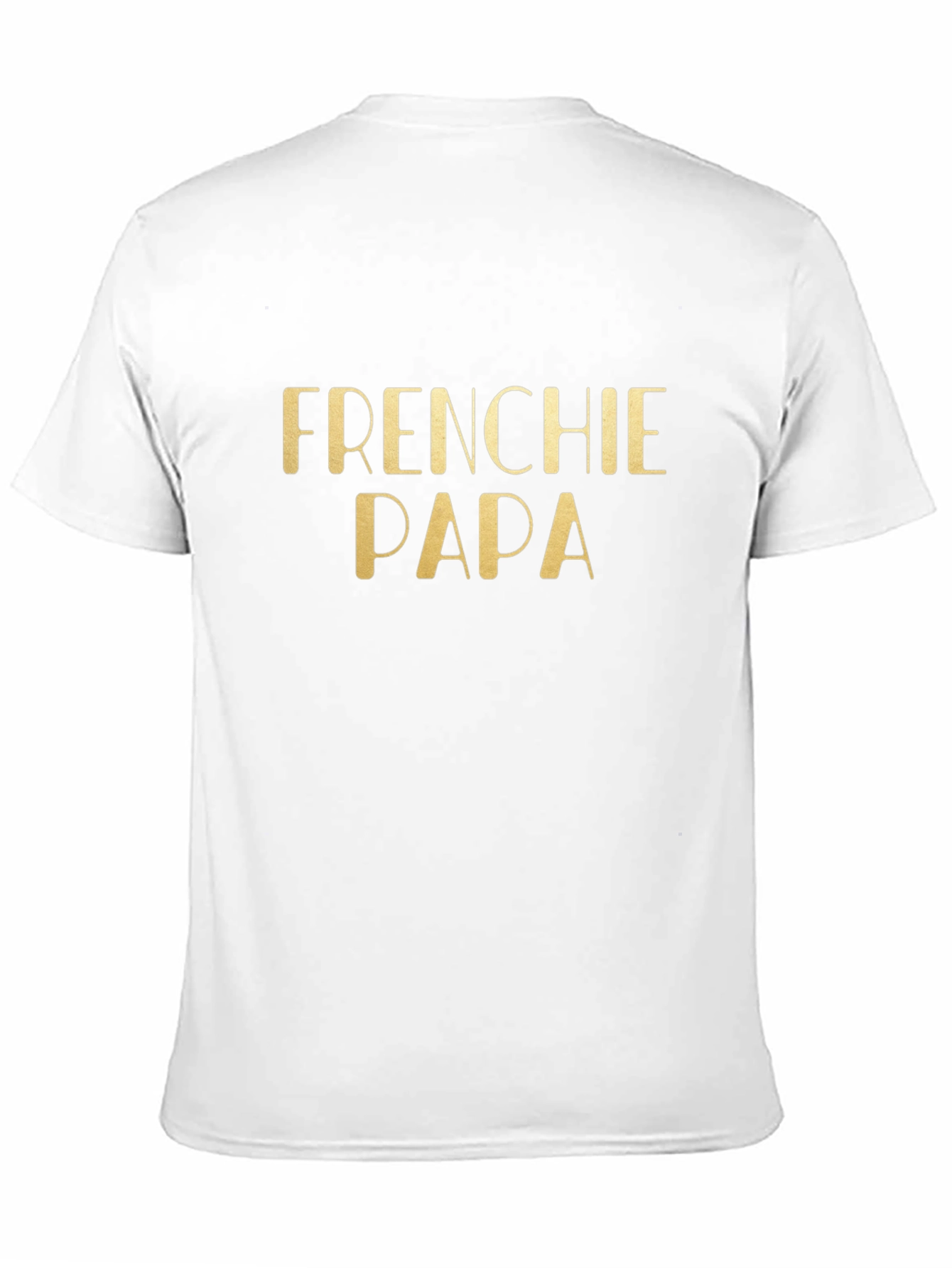 Frenchie Papa Black T-Shirt