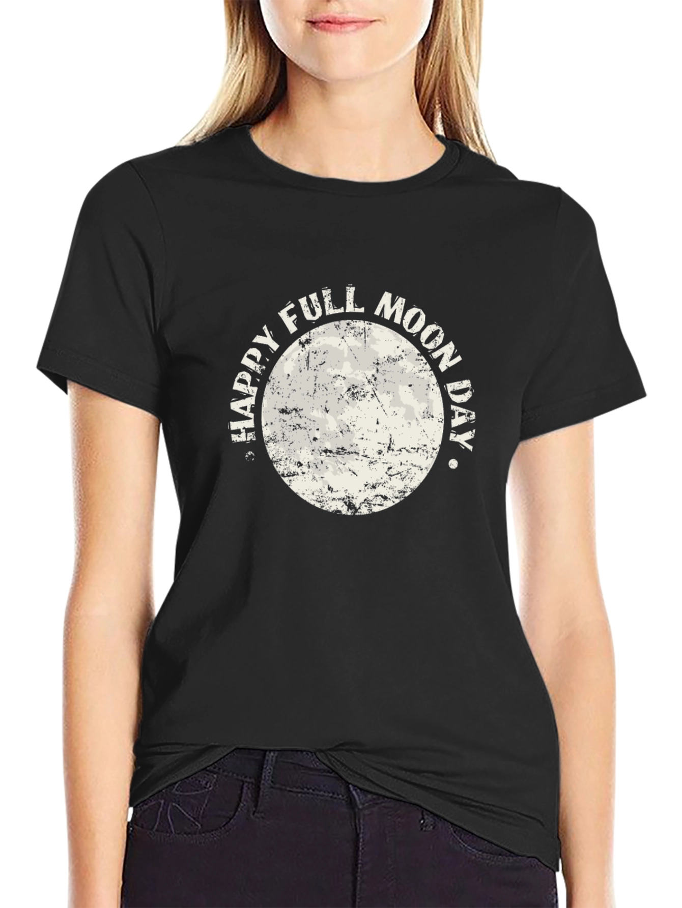 Happy Full Moon Day Graphic T-Shirt