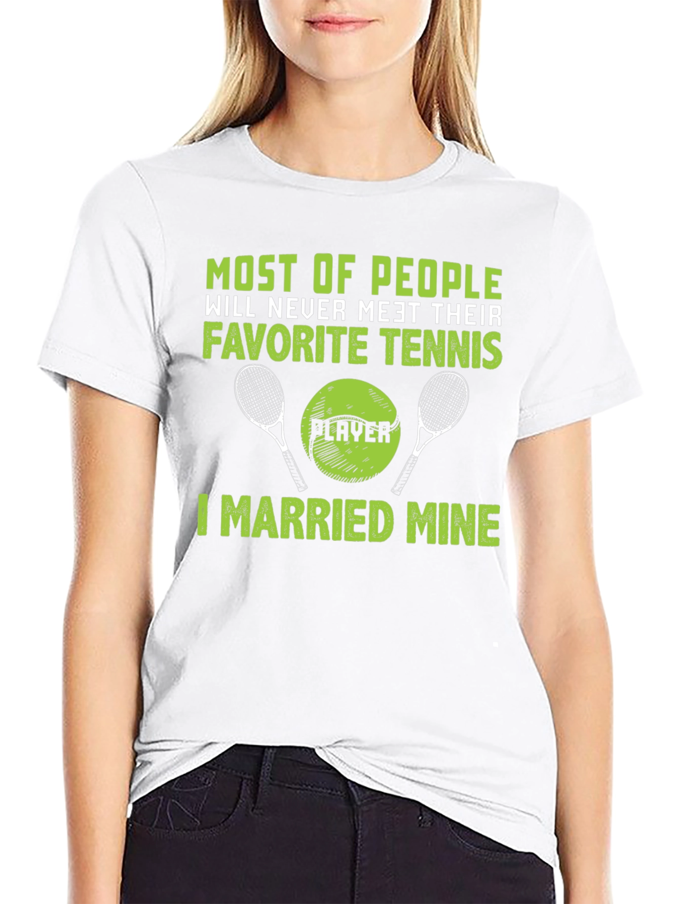 Funny Tennis Player Married Mine T-Shirt