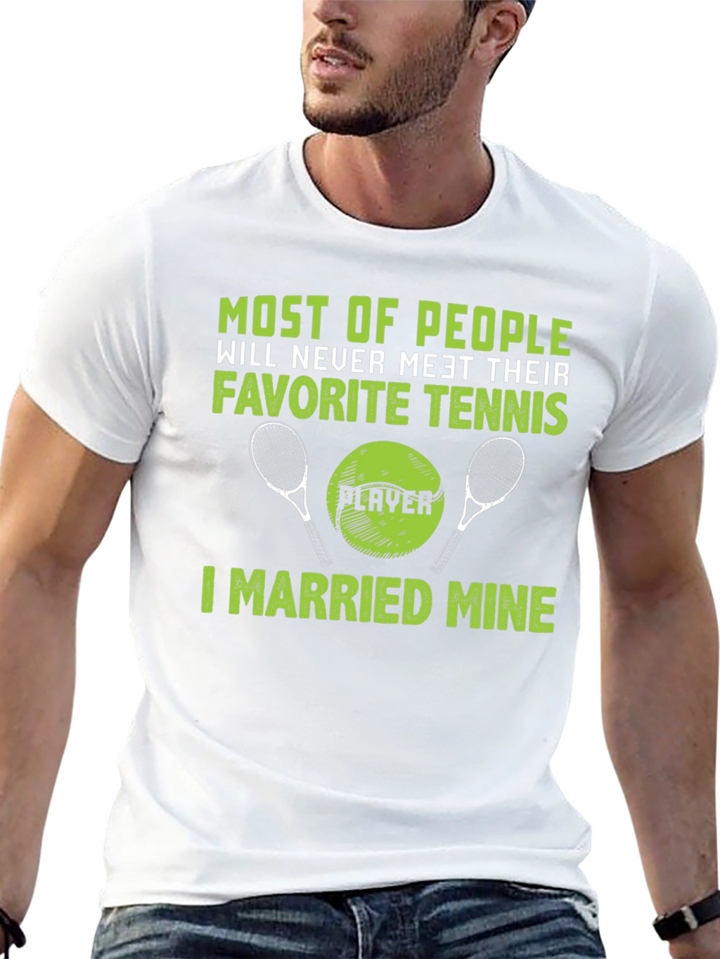 Funny Tennis Player Married Mine T-Shirt