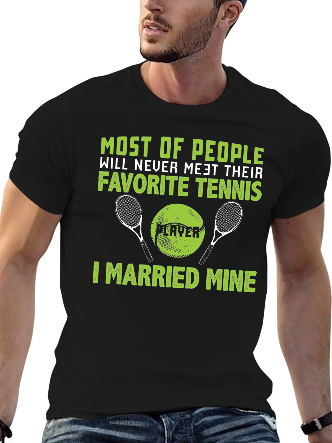 Funny Tennis Player Married Mine T-Shirt