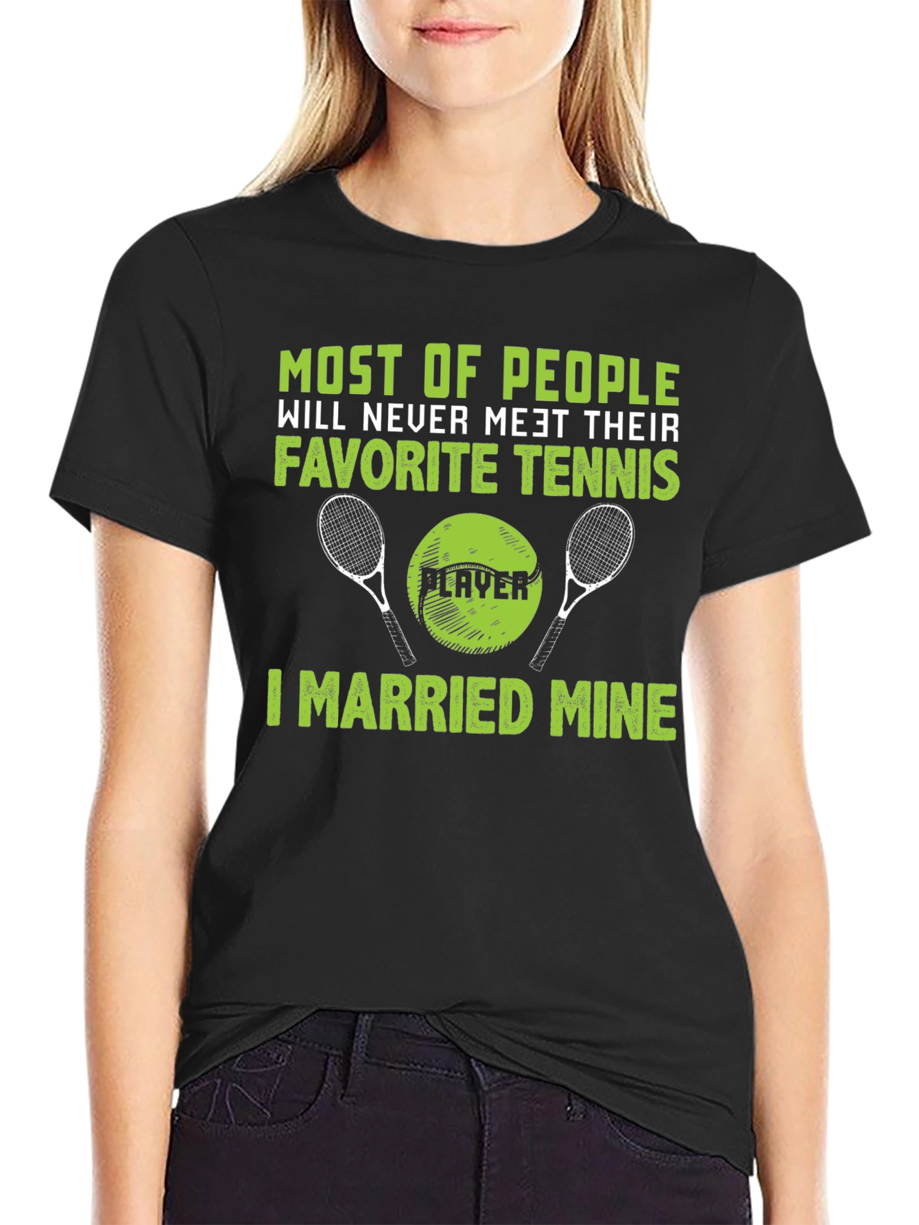 Funny Tennis Player Married Mine T-Shirt