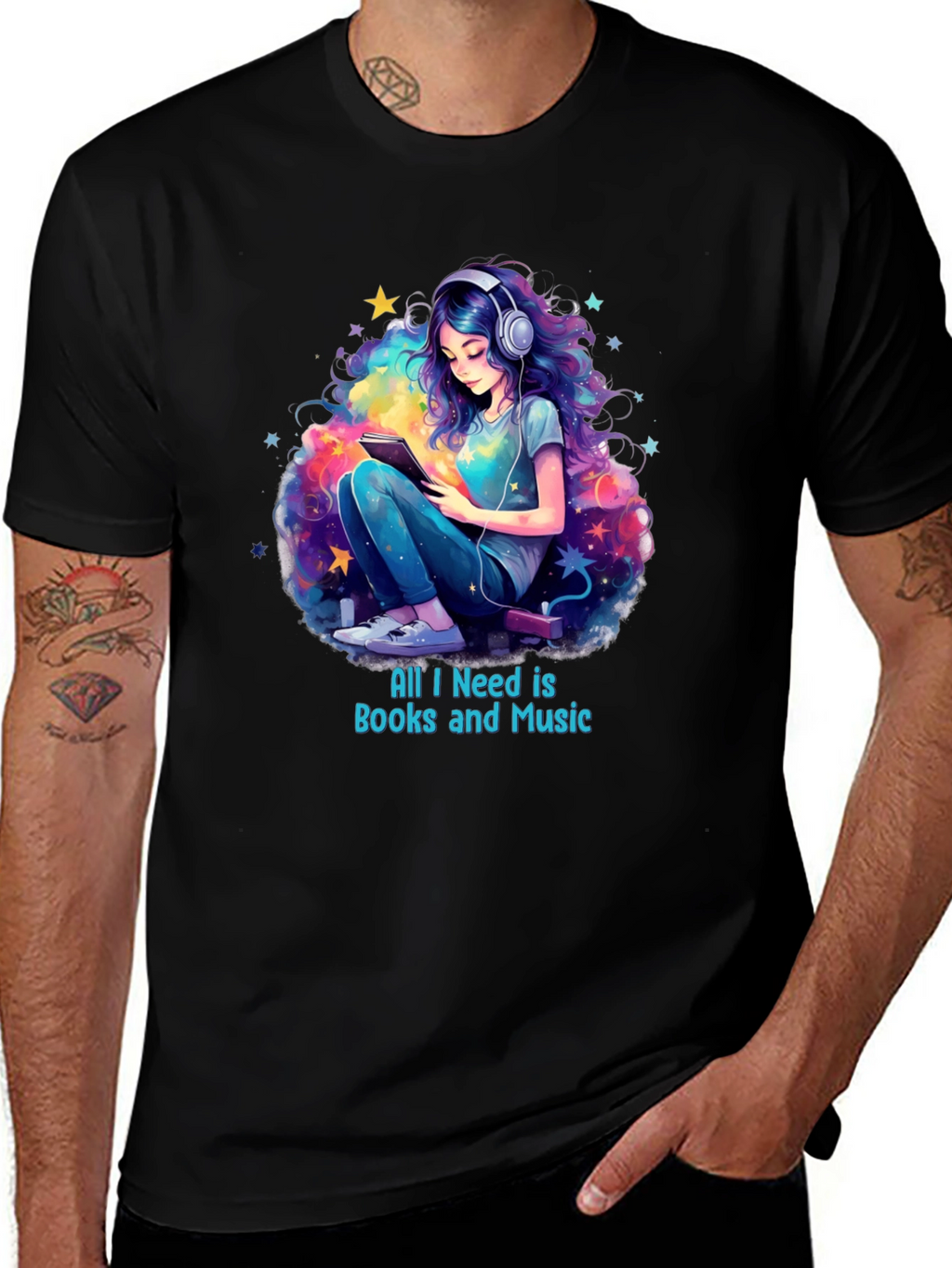 Books & Music T-Shirt