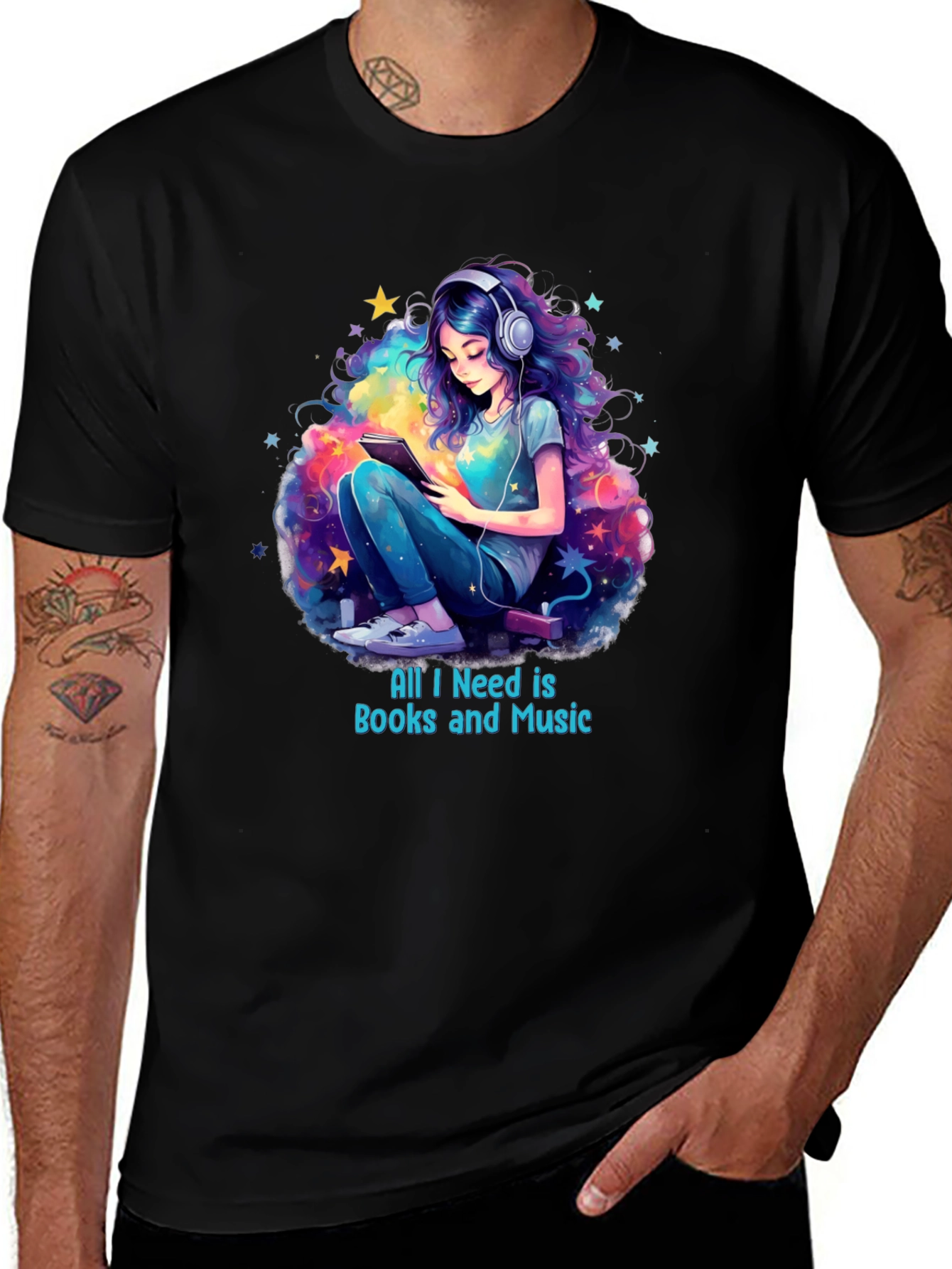 Books & Music T-Shirt