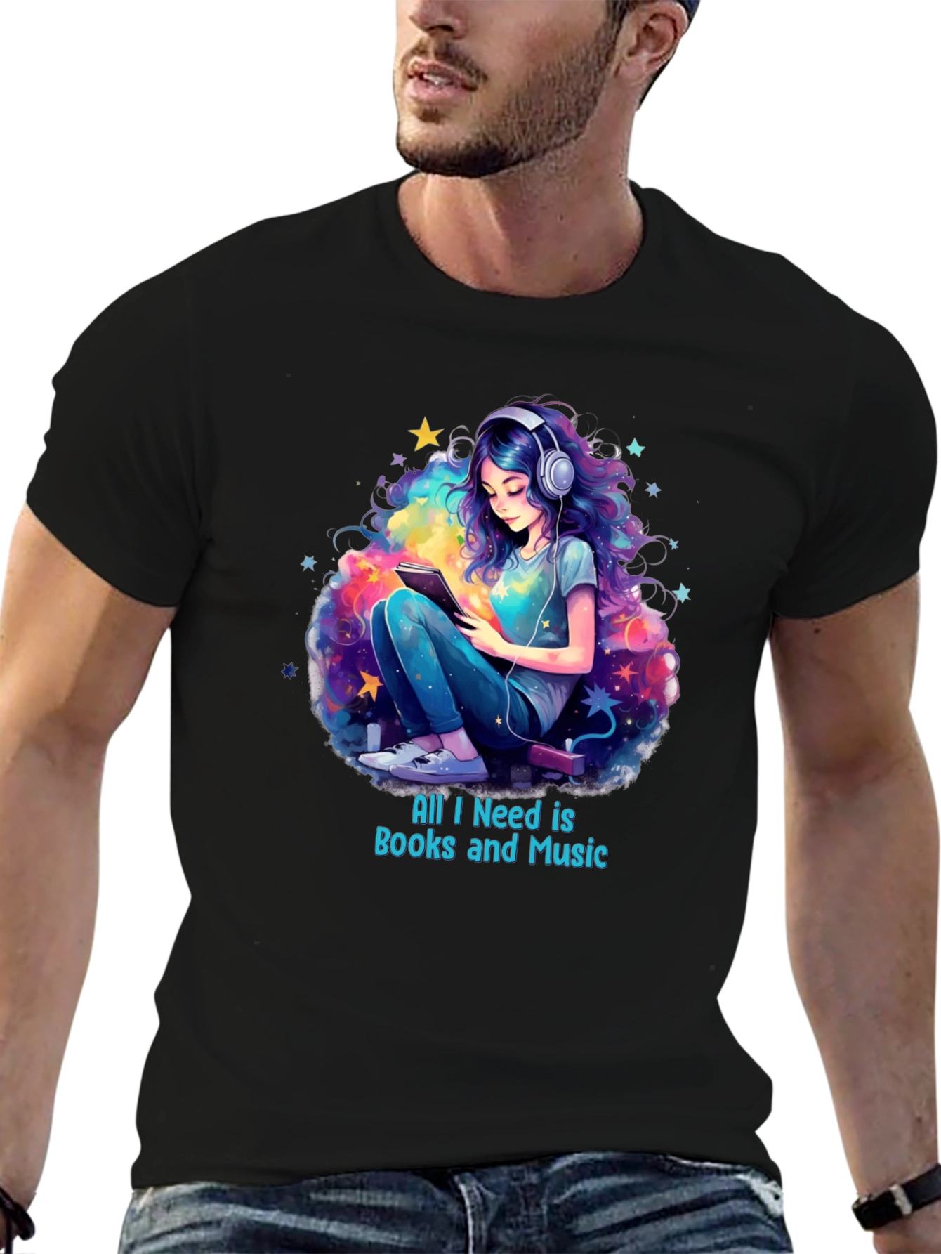 Books & Music T-Shirt