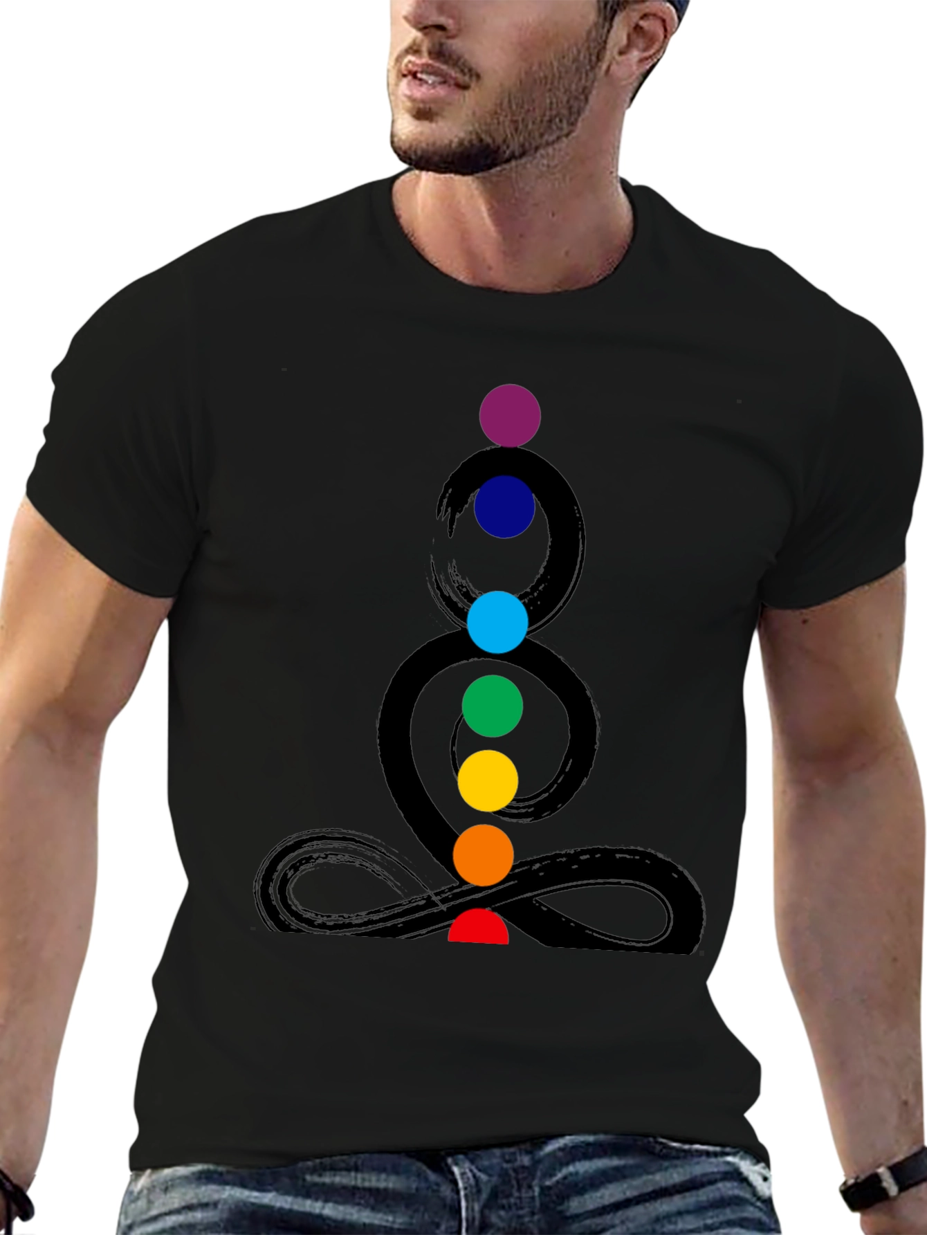 Chakra Graphic Print Mens T-Shirt