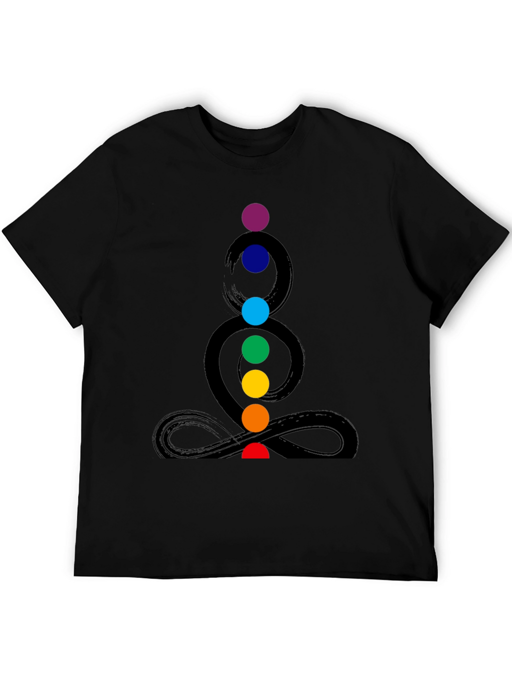 Chakra Graphic Print Mens T-Shirt