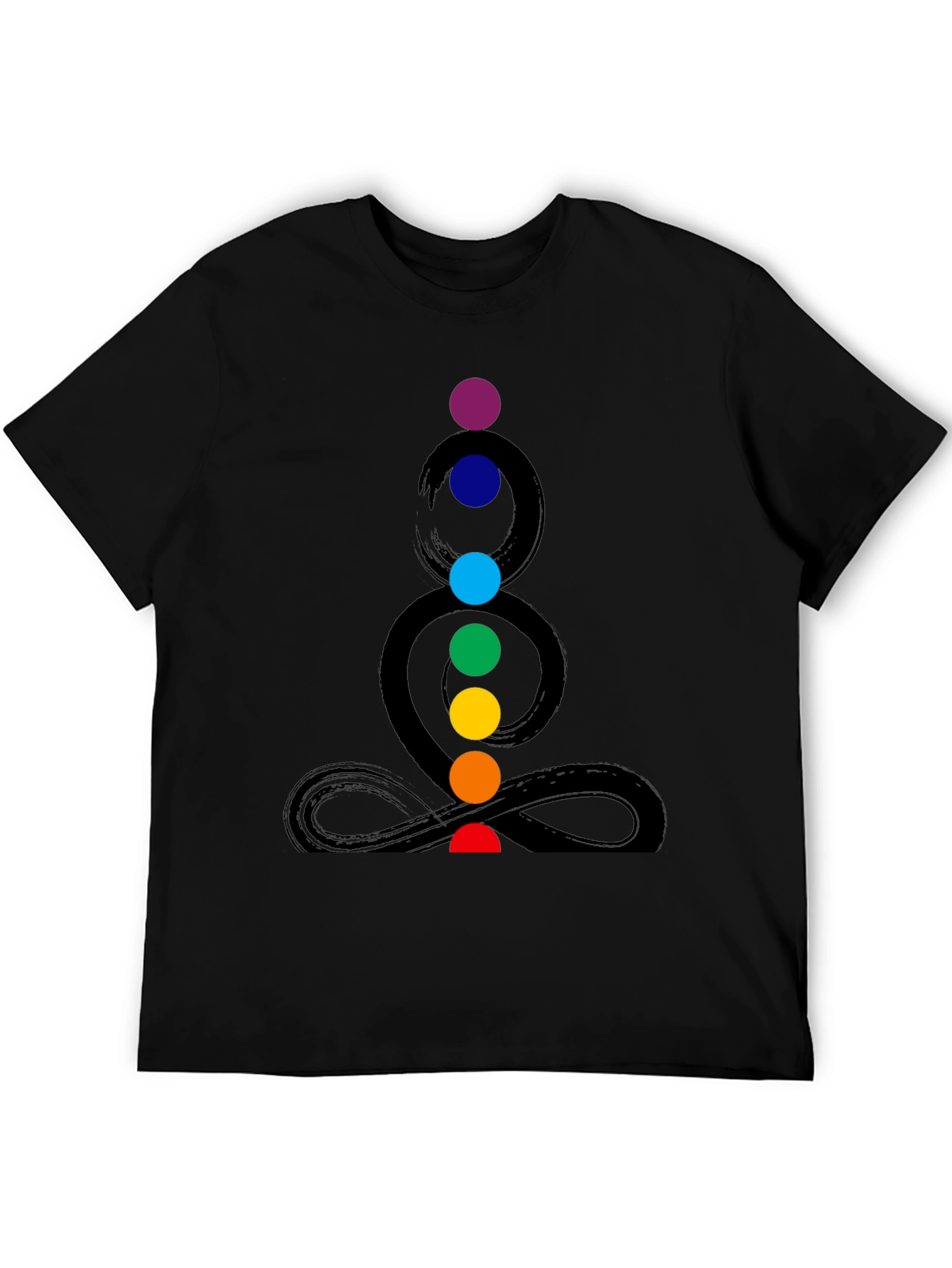 Chakra Graphic Print Mens T-Shirt