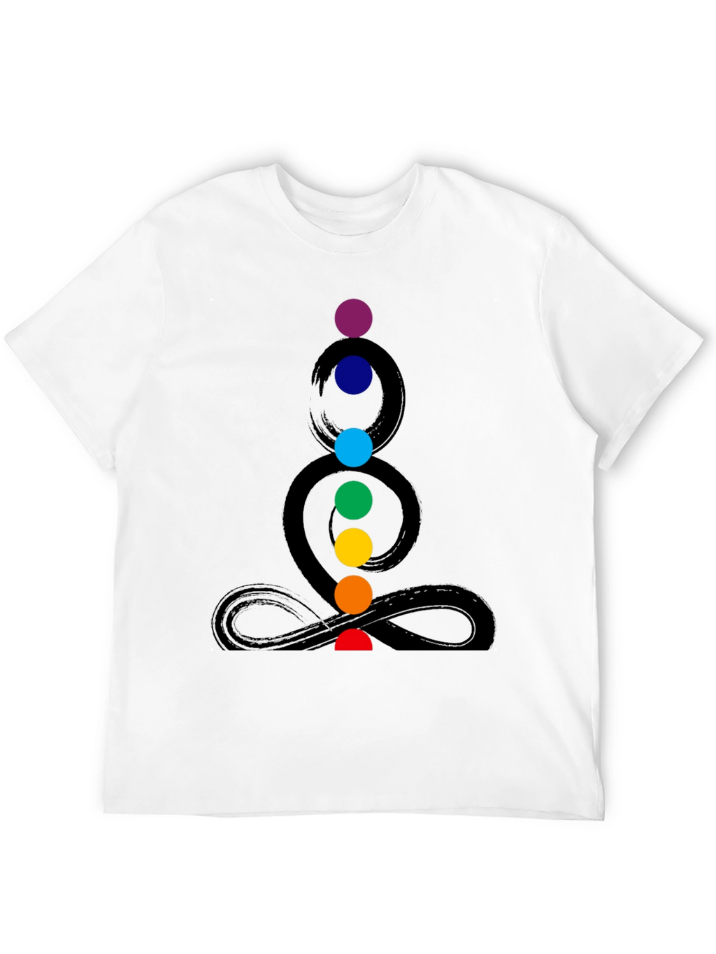 Chakra Graphic Print Mens T-Shirt
