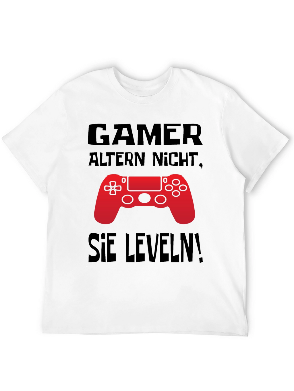 Gamer Level Up Black T-Shirt