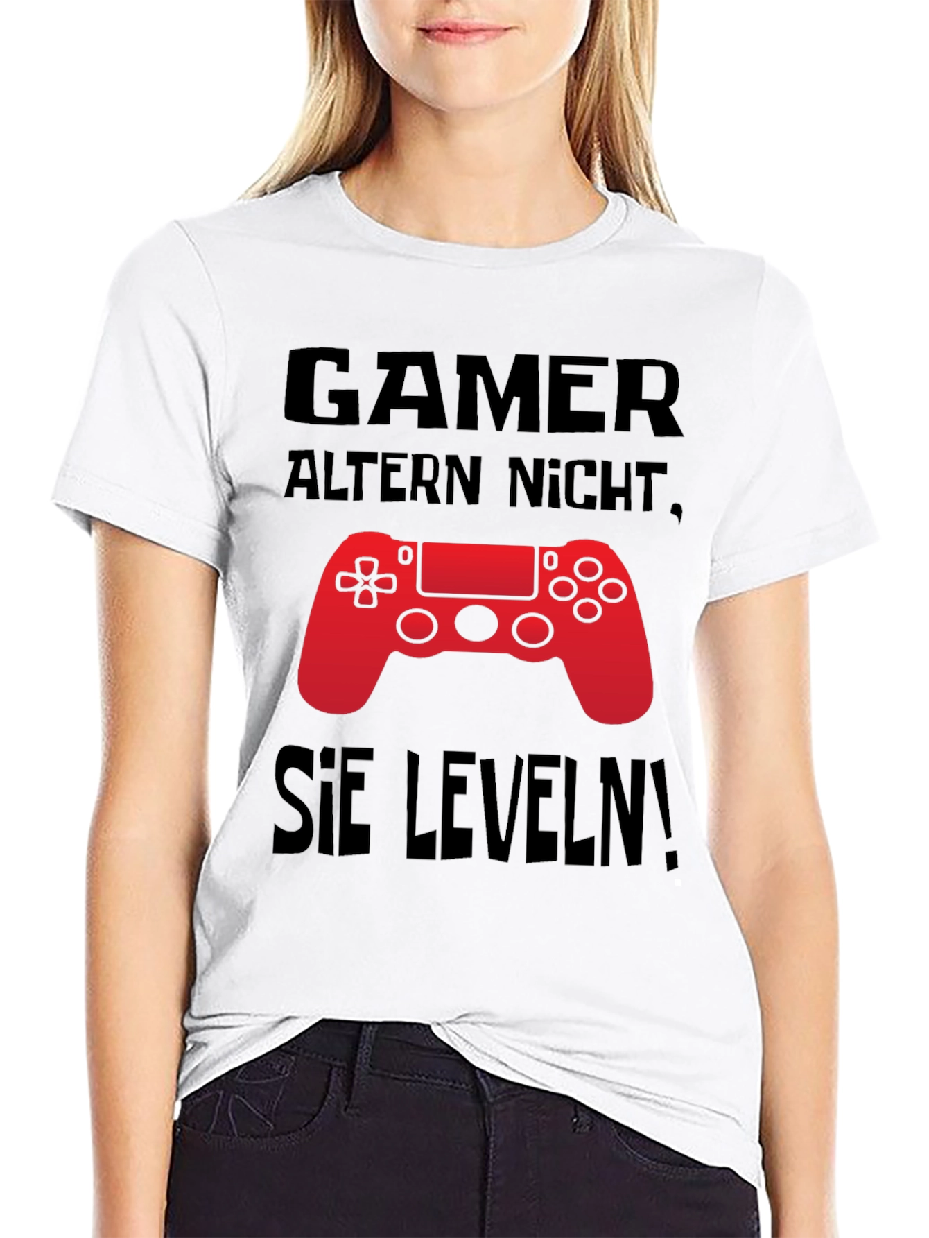 Gamer Level Up Black T-Shirt
