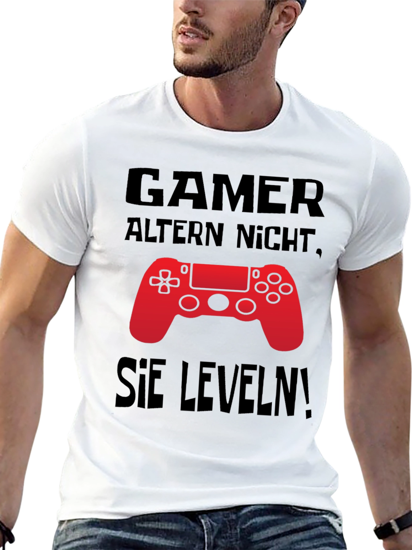 Gamer Level Up Black T-Shirt