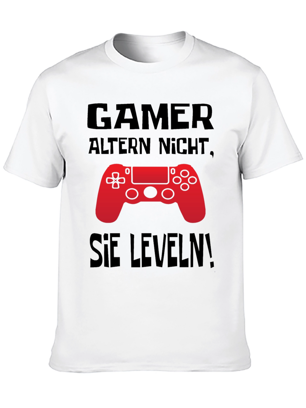 Gamer Level Up Black T-Shirt