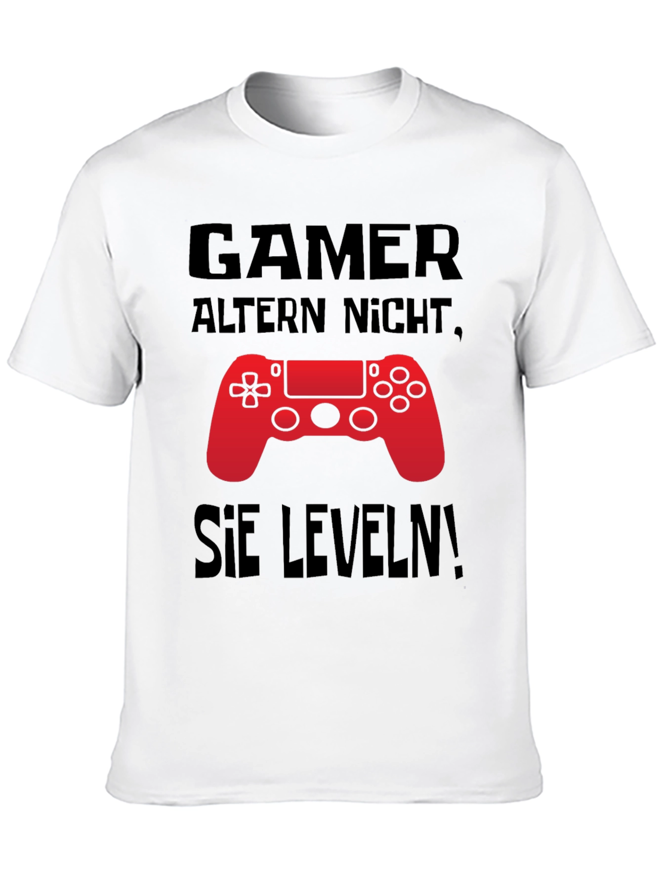 Gamer Level Up Black T-Shirt