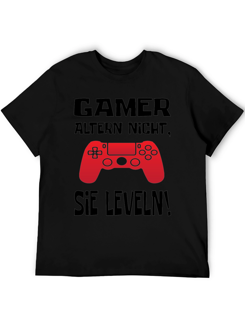 Gamer Level Up Black T-Shirt