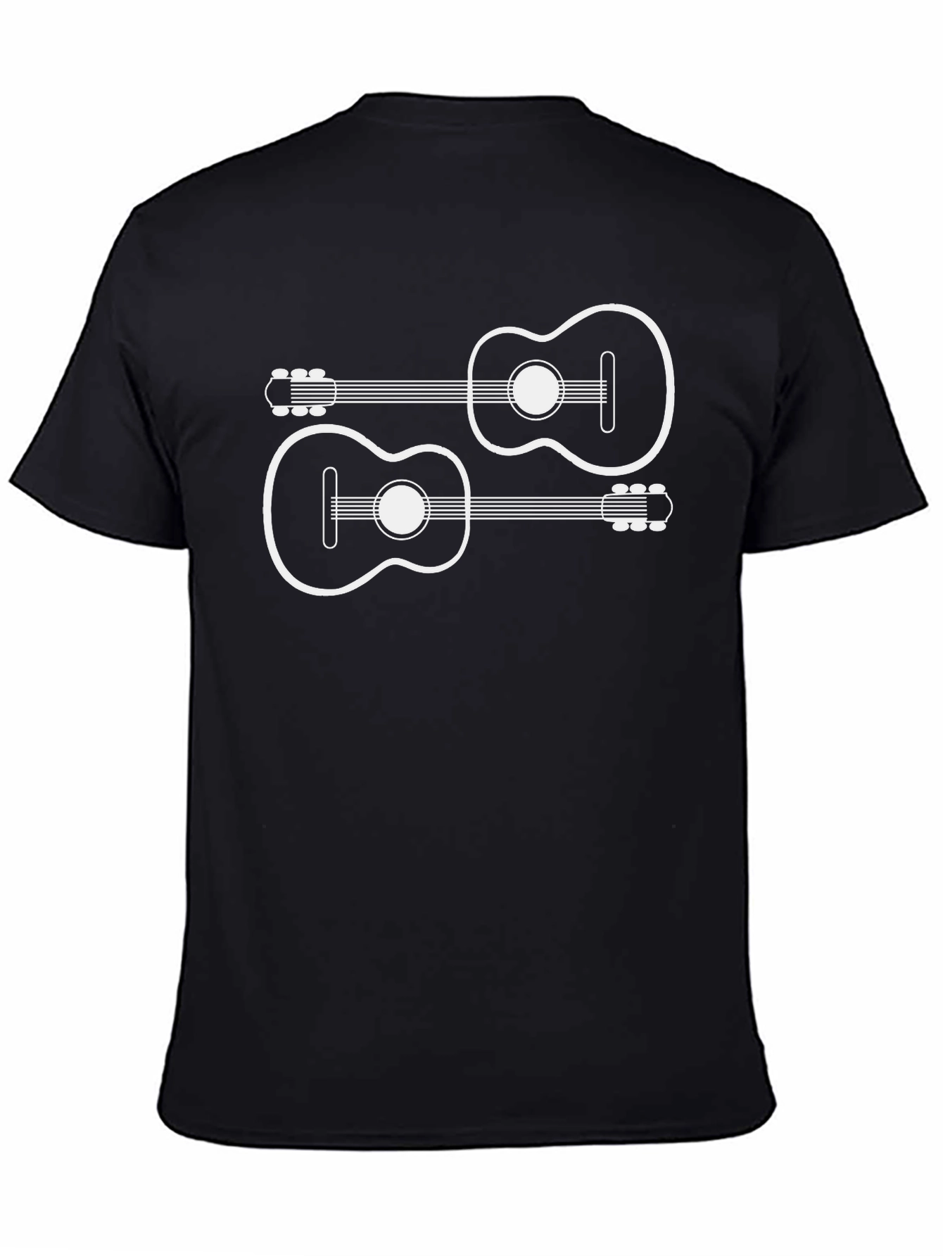 Acoustic Guitars Graphic T-Shirt - Music Lover Tee