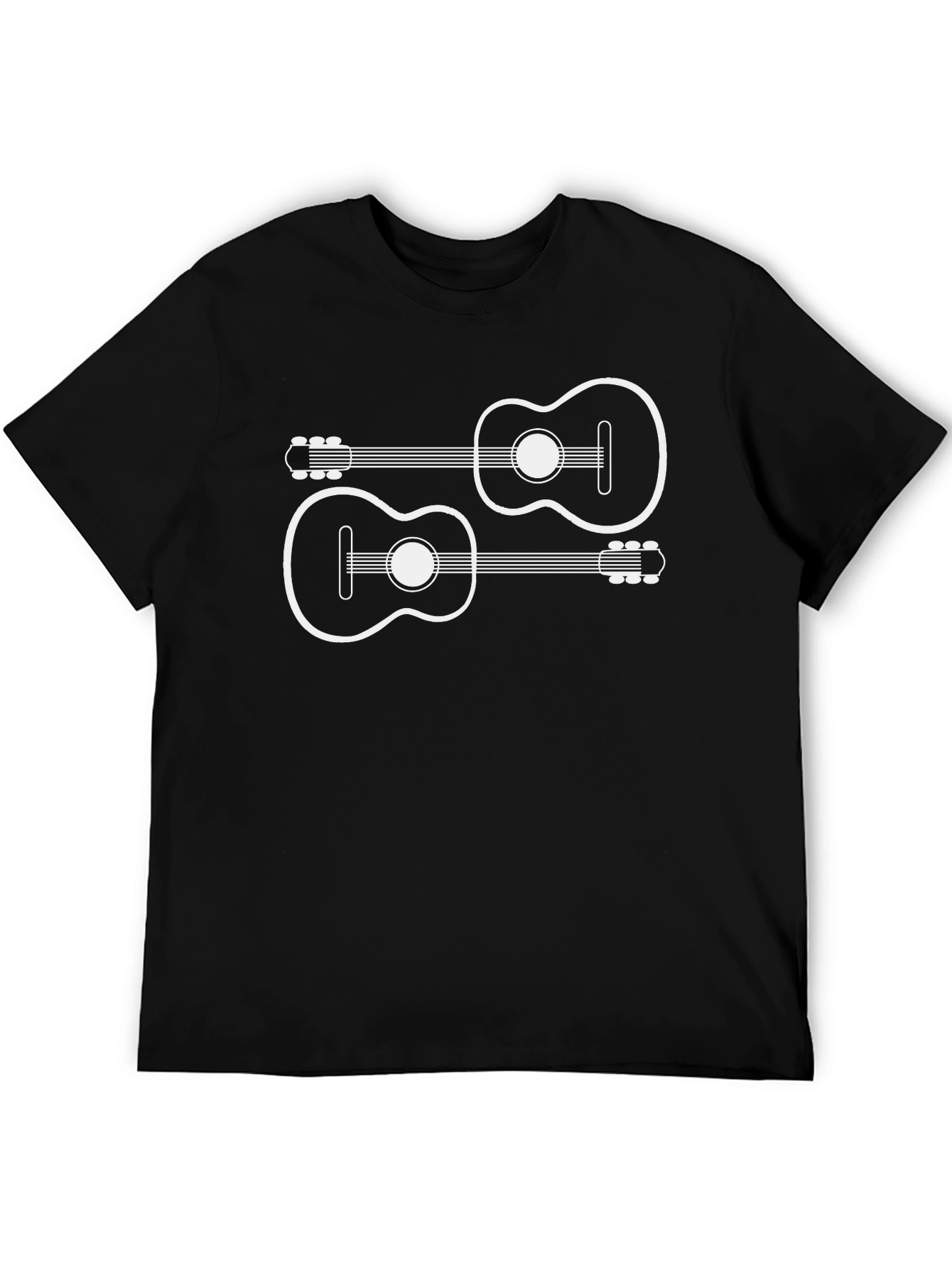 Acoustic Guitars Graphic T-Shirt - Music Lover Tee