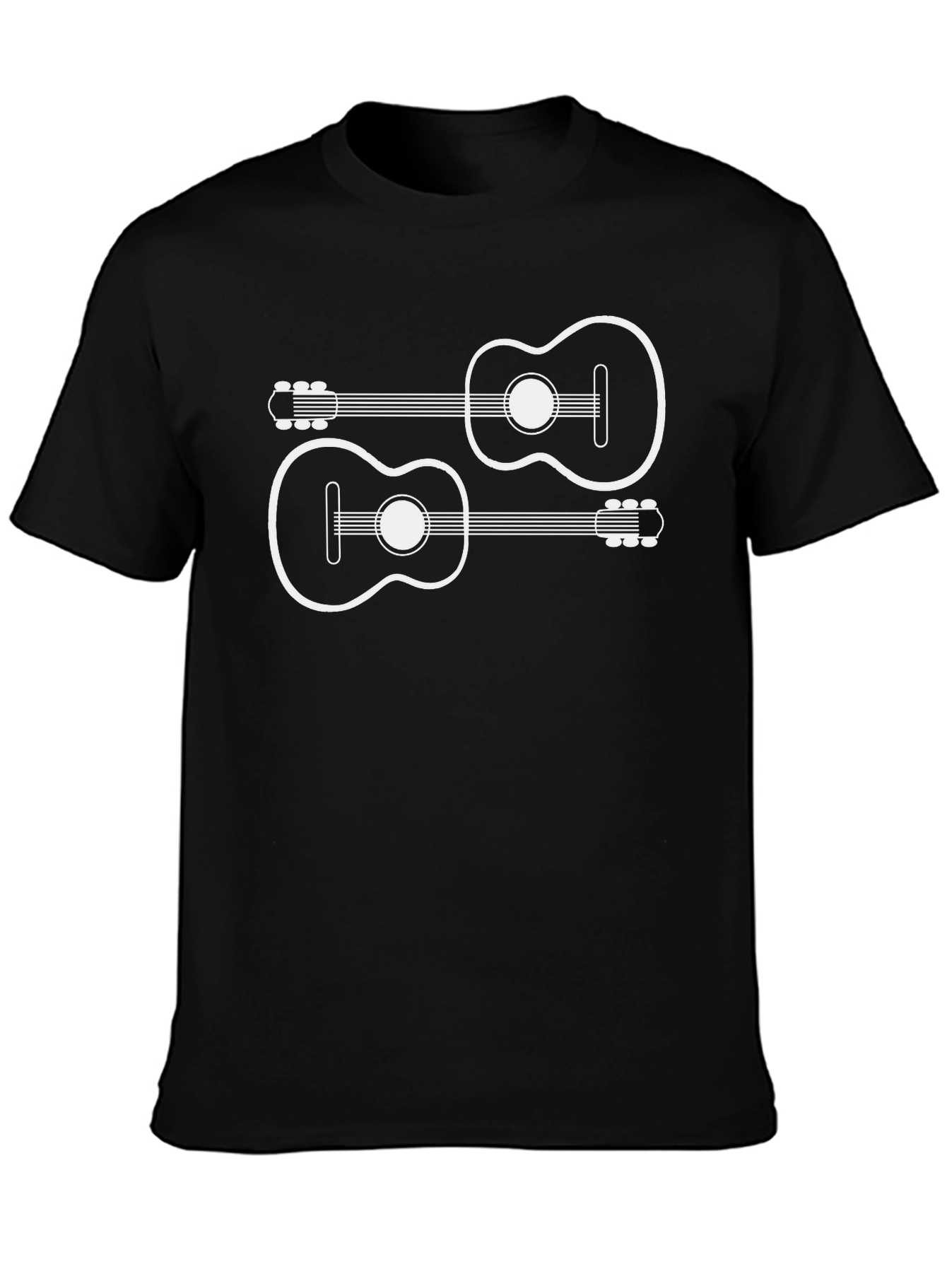 Acoustic Guitars Graphic T-Shirt - Music Lover Tee