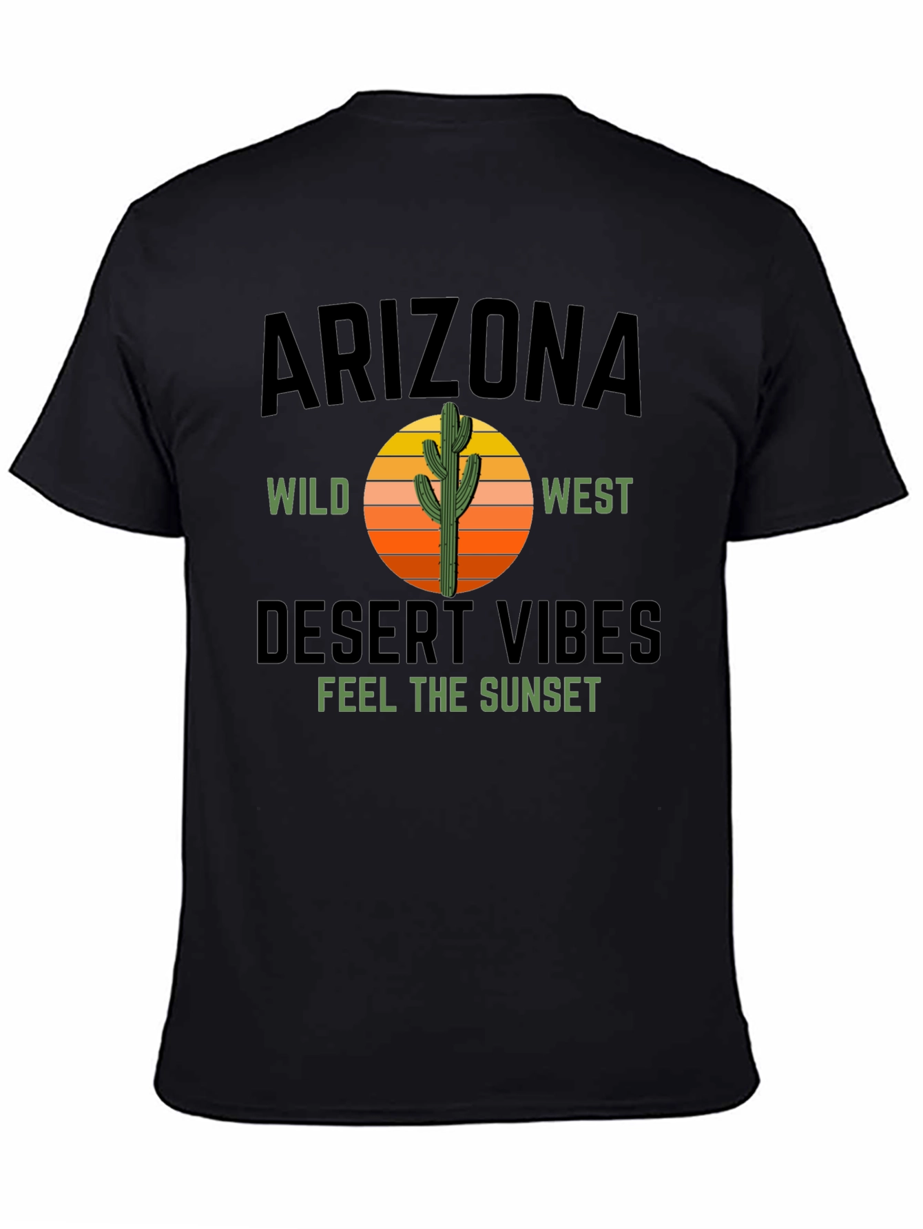 Arizona Desert Vibes Graphic Tee - Black