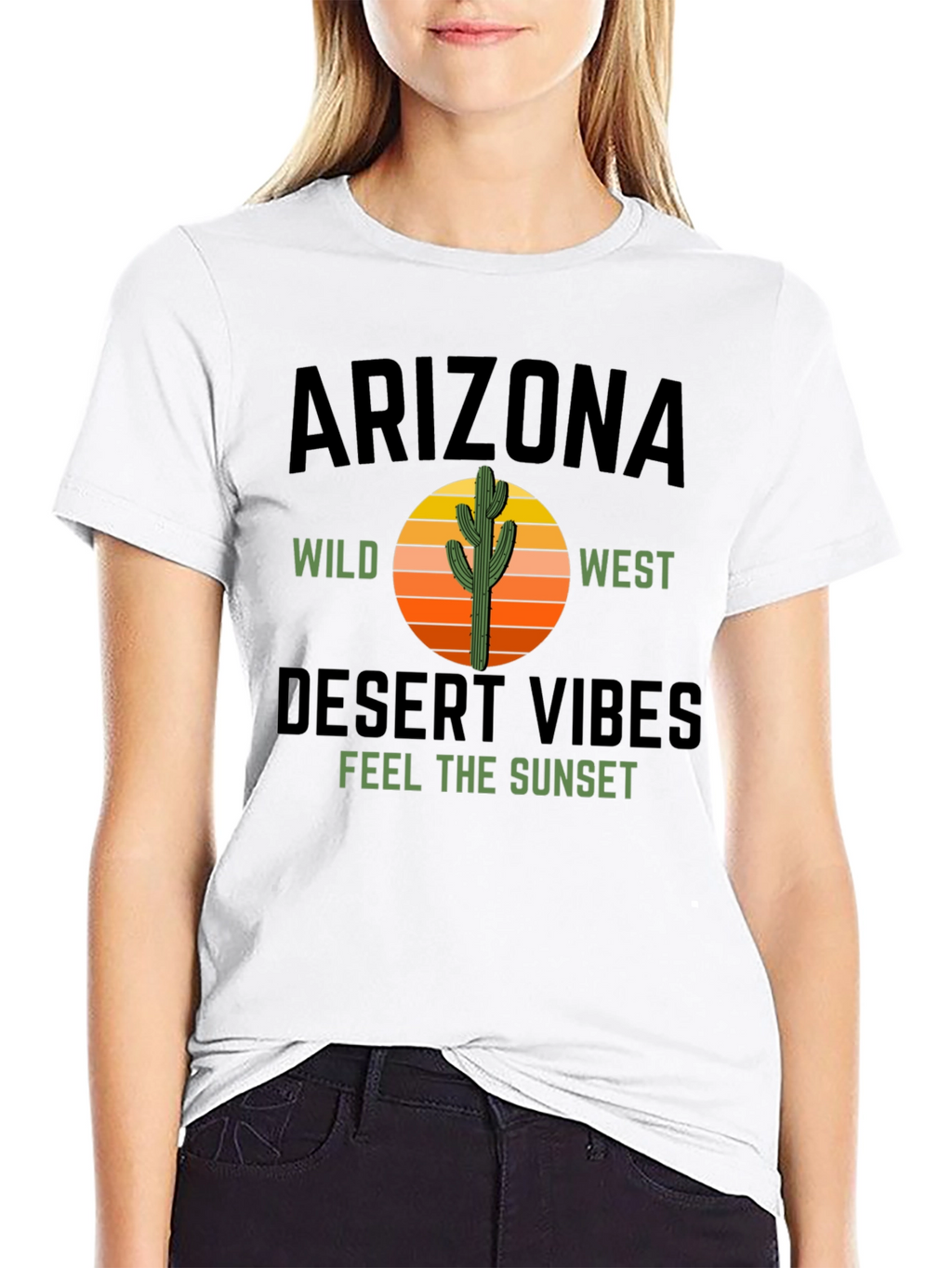 Arizona Desert Vibes Graphic Tee - Black