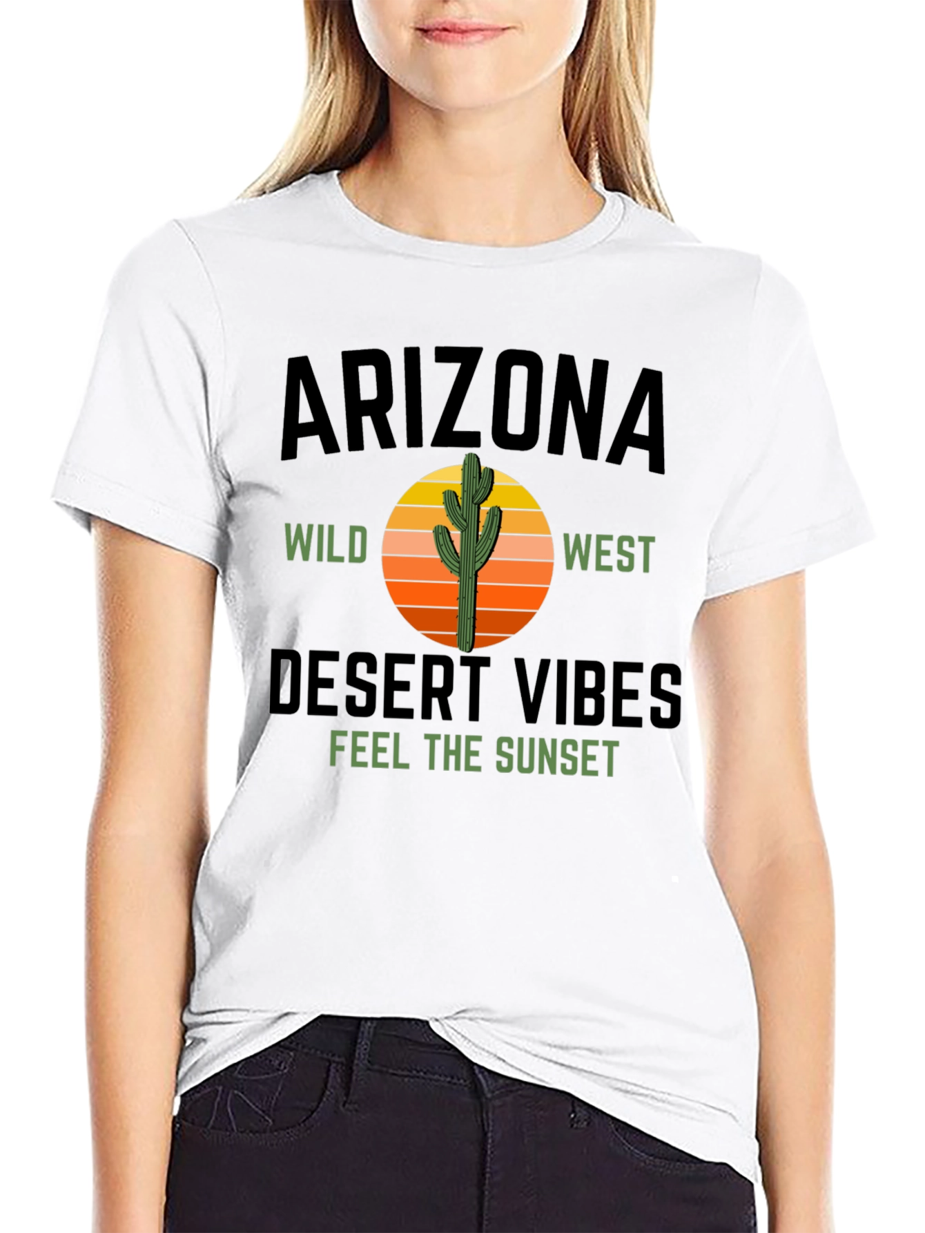 Arizona Desert Vibes Graphic Tee - Black