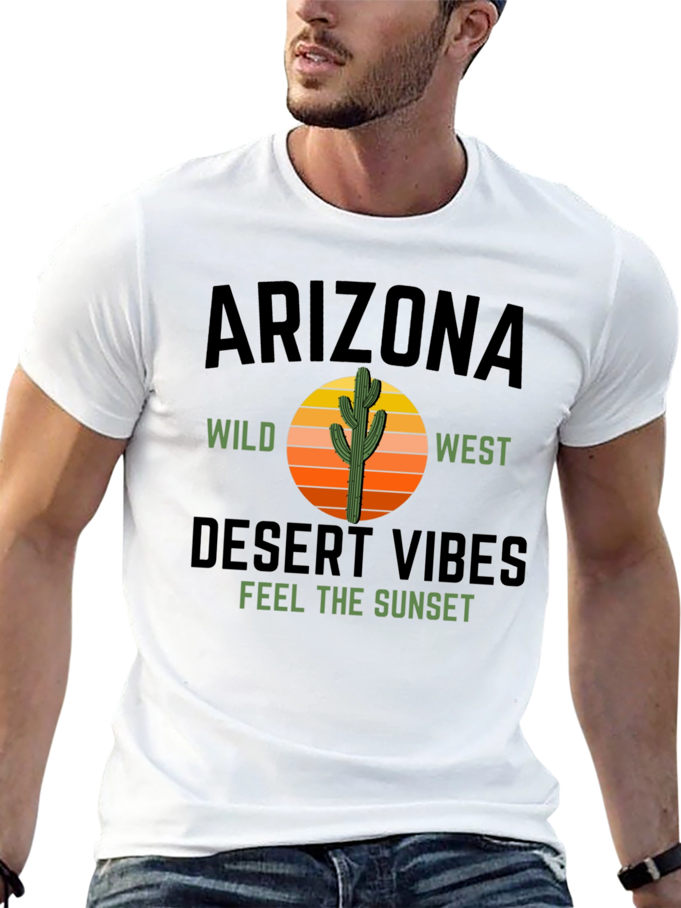 Arizona Desert Vibes Graphic Tee - Black