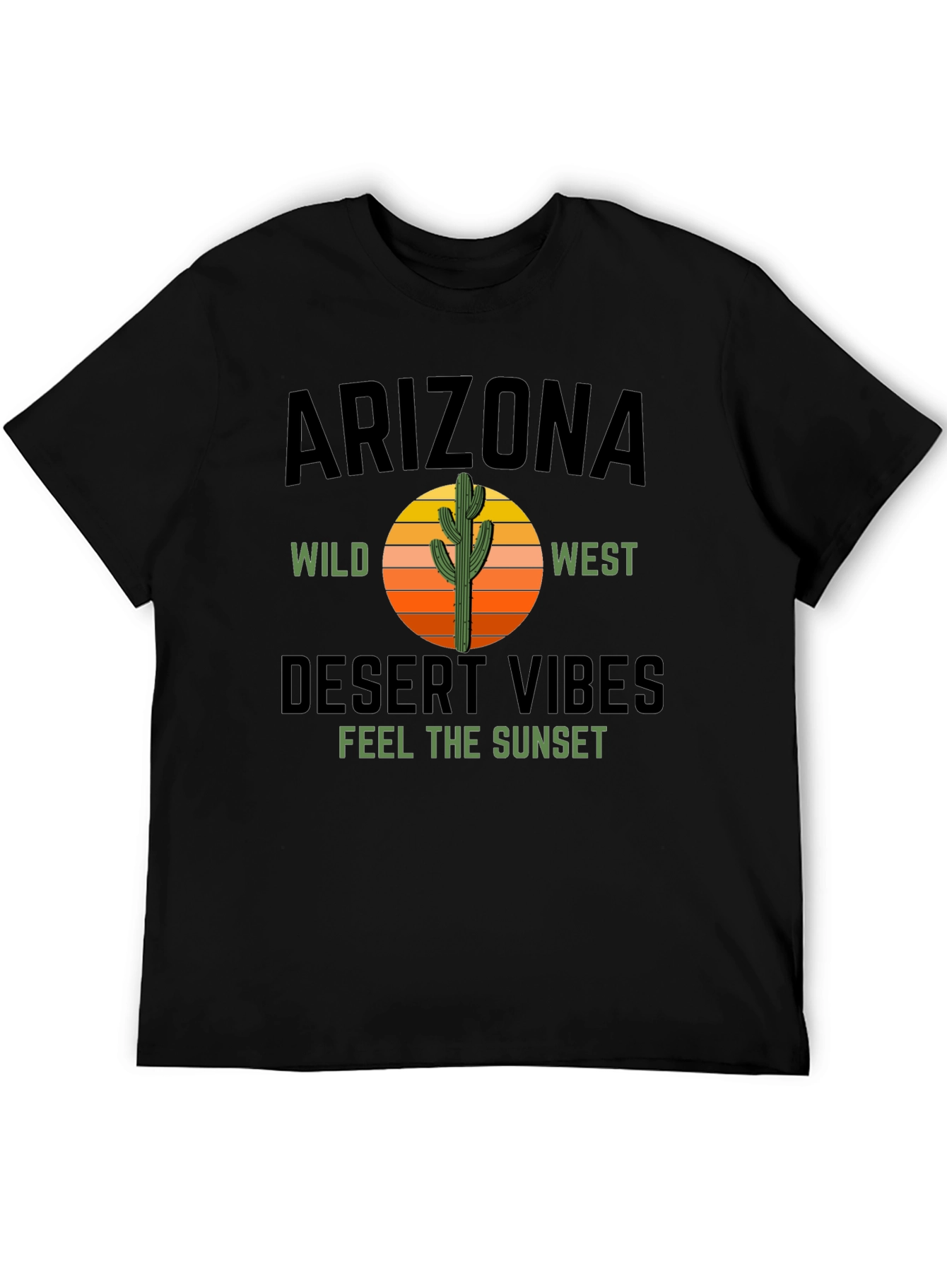 Arizona Desert Vibes Graphic Tee - Black