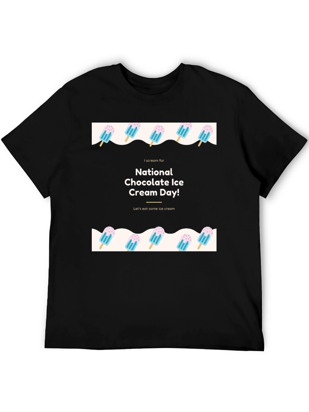 Chocolate Ice Cream Day T-Shirt