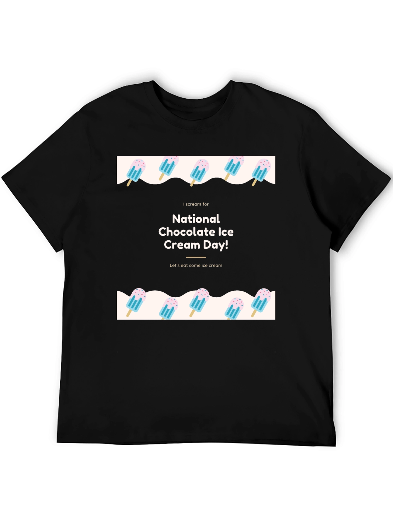 Chocolate Ice Cream Day T-Shirt