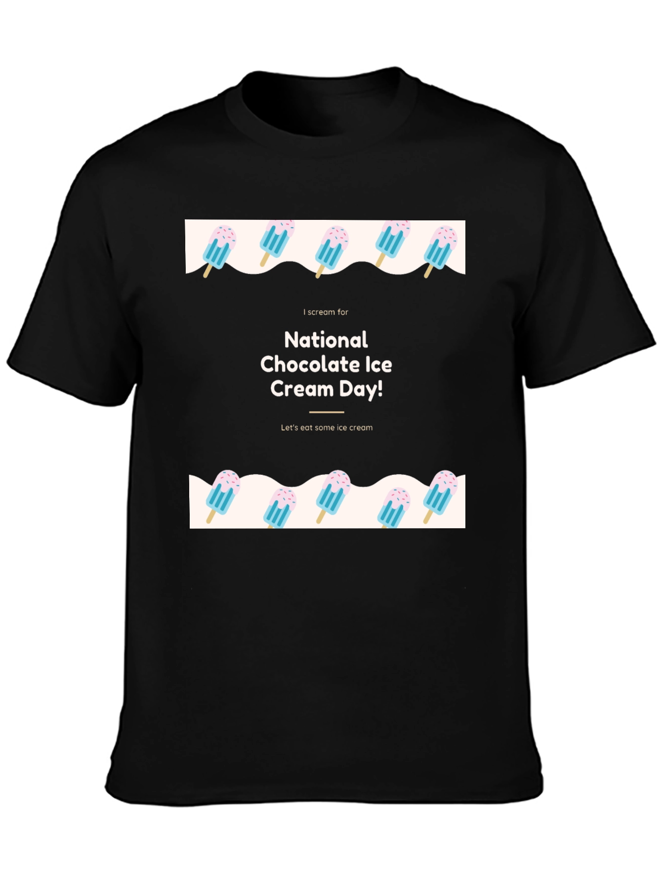 Chocolate Ice Cream Day T-Shirt