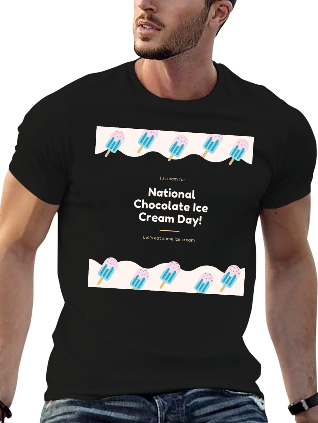 Chocolate Ice Cream Day T-Shirt