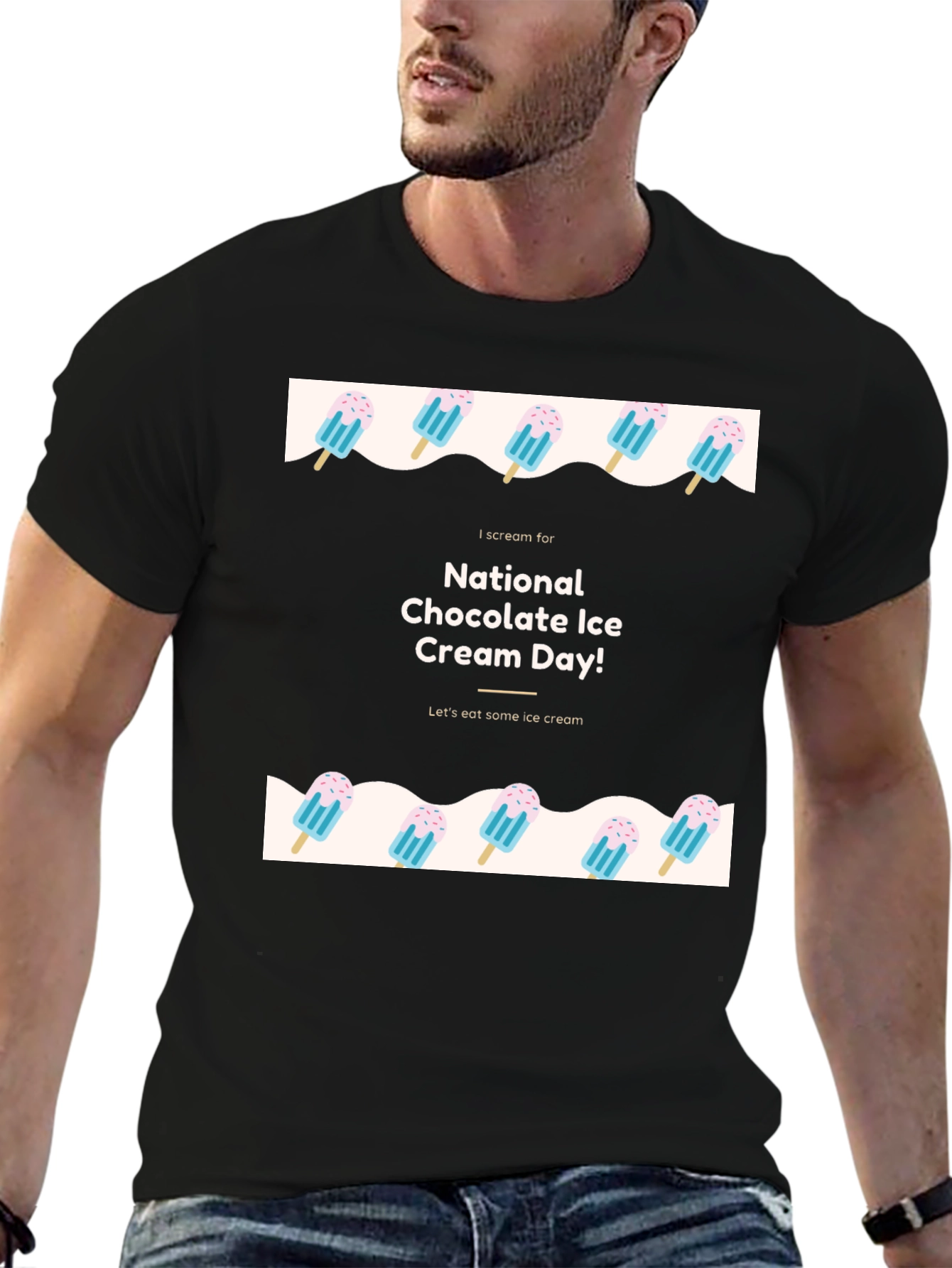 Chocolate Ice Cream Day T-Shirt