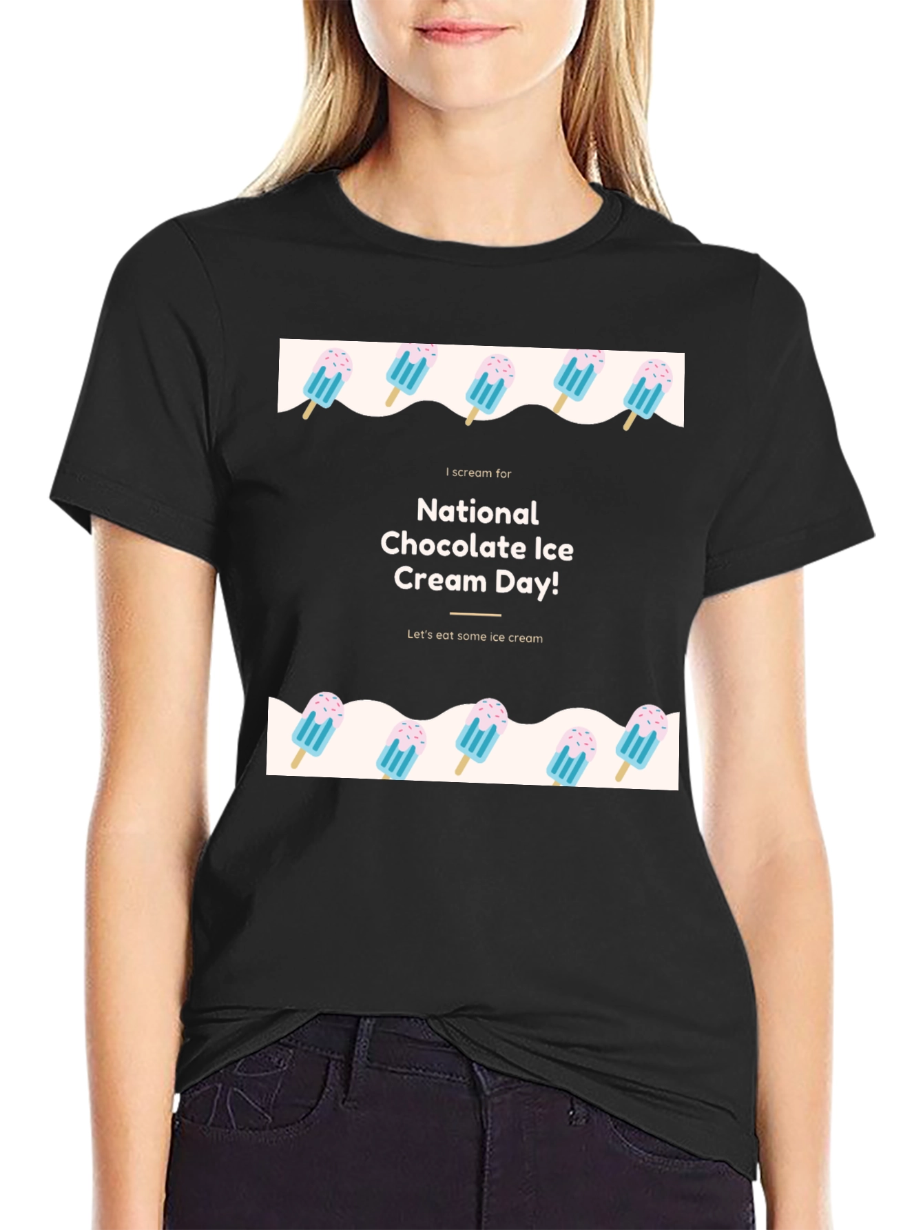 Chocolate Ice Cream Day T-Shirt