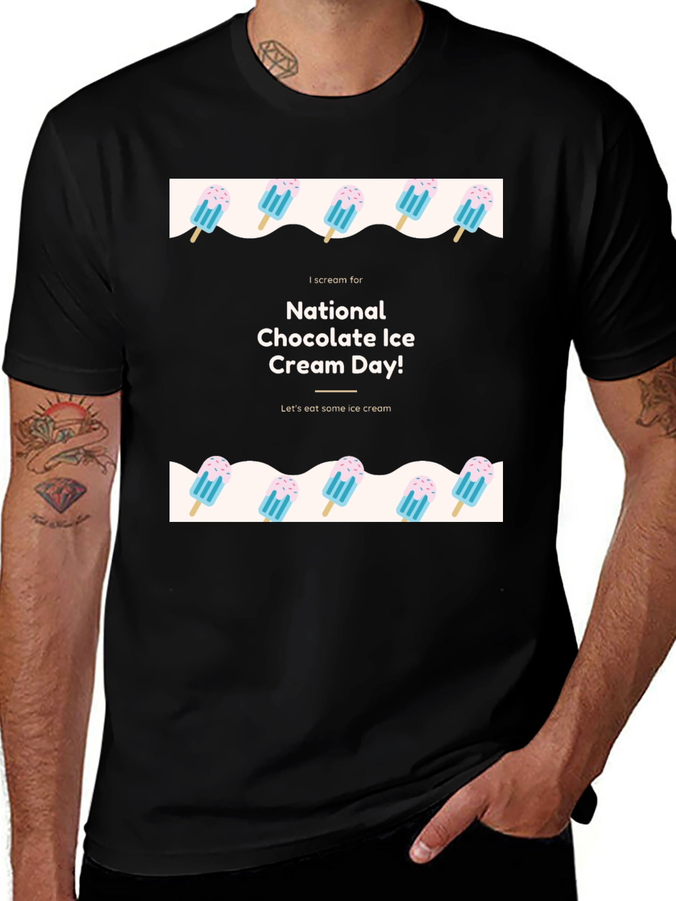 Chocolate Ice Cream Day T-Shirt