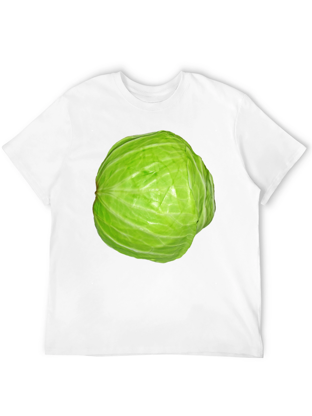 Cabbage Graphic Tee - Quirky Vegetable T-Shirt