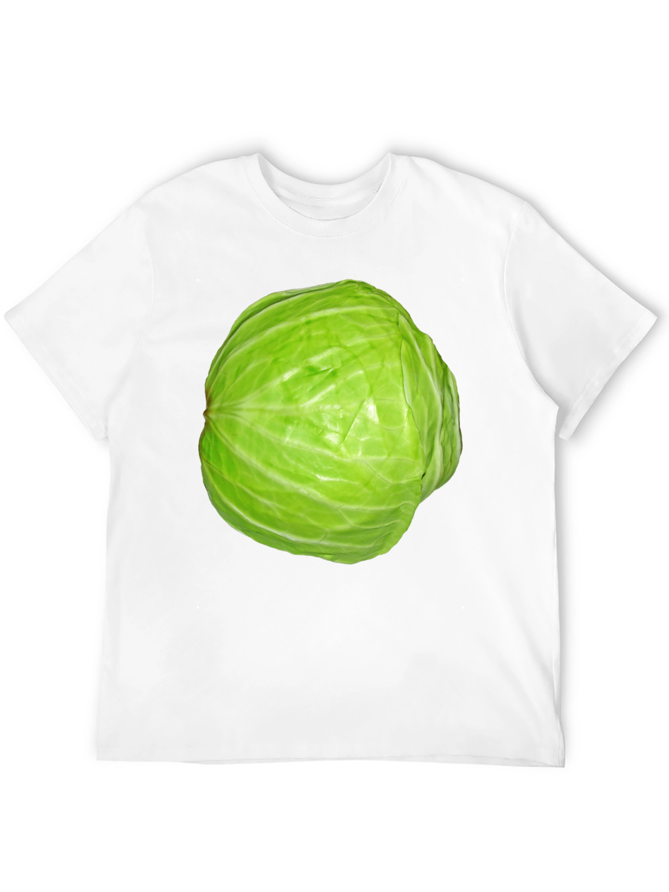 Cabbage Graphic Tee - Quirky Vegetable T-Shirt
