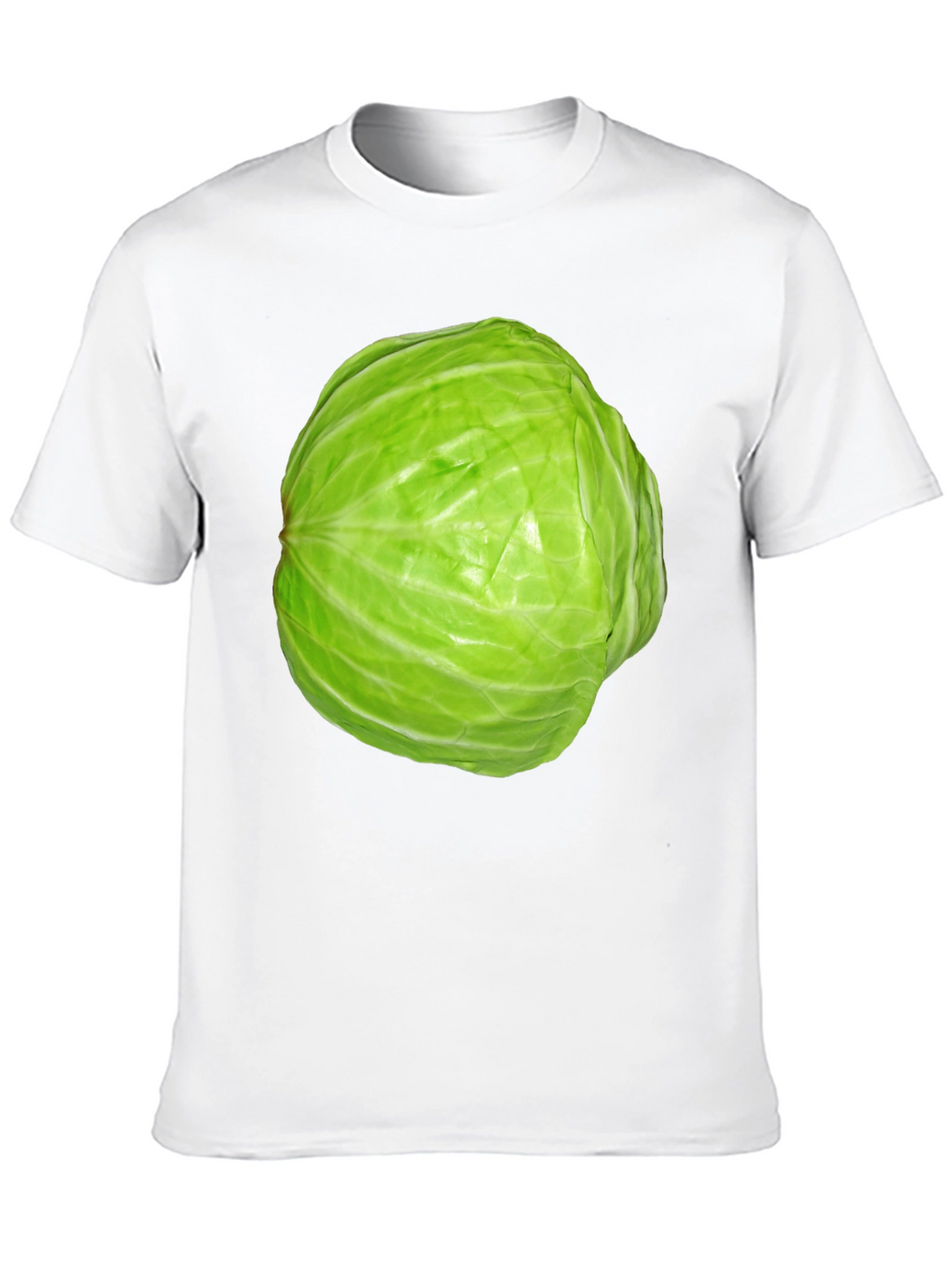 Cabbage Graphic Tee - Quirky Vegetable T-Shirt