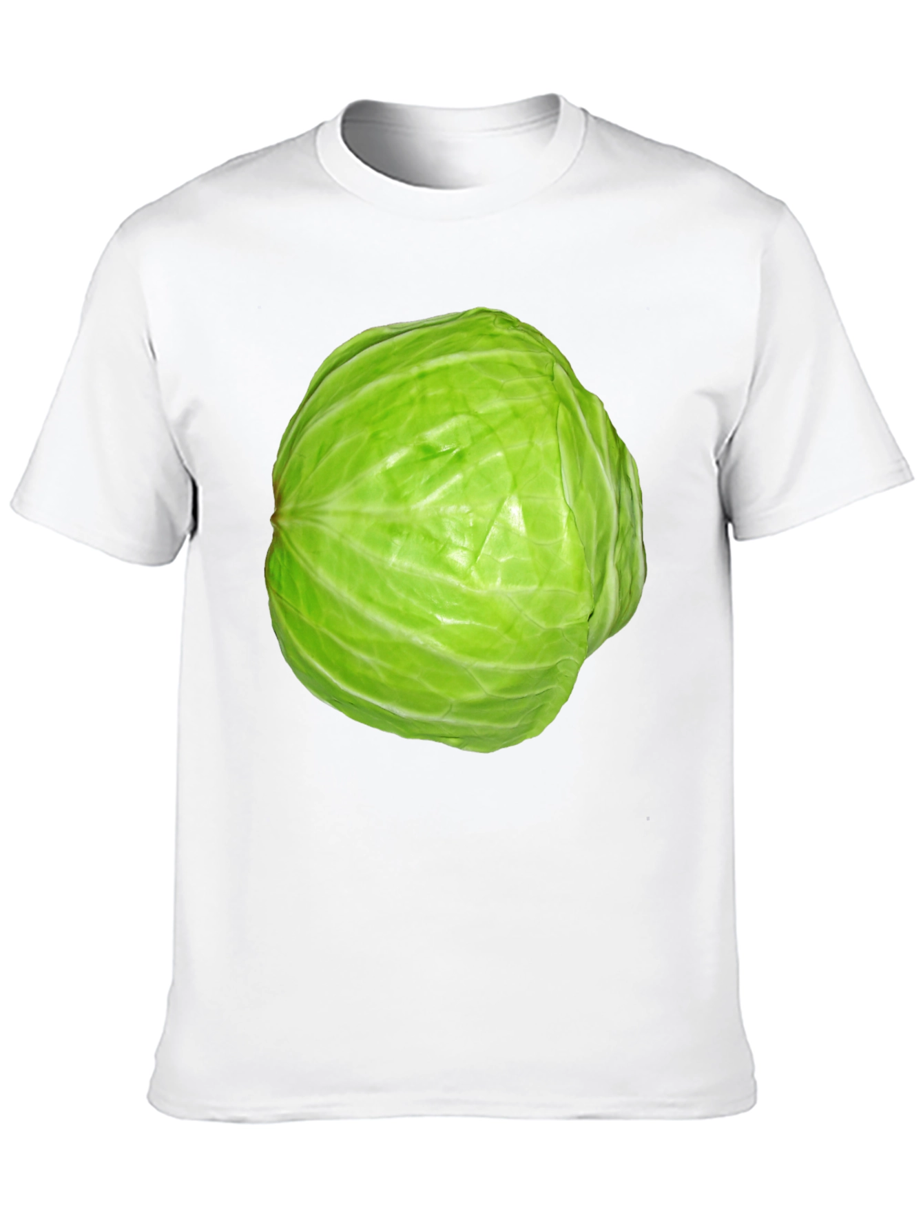 Cabbage Graphic Tee - Quirky Vegetable T-Shirt