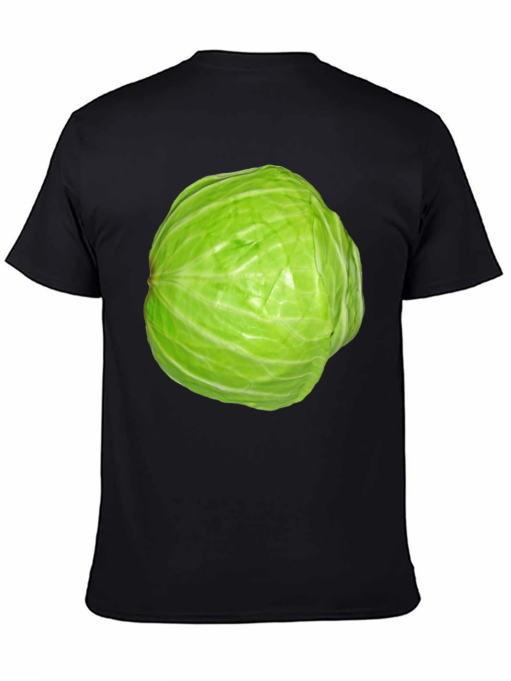 Cabbage Graphic Tee - Quirky Vegetable T-Shirt