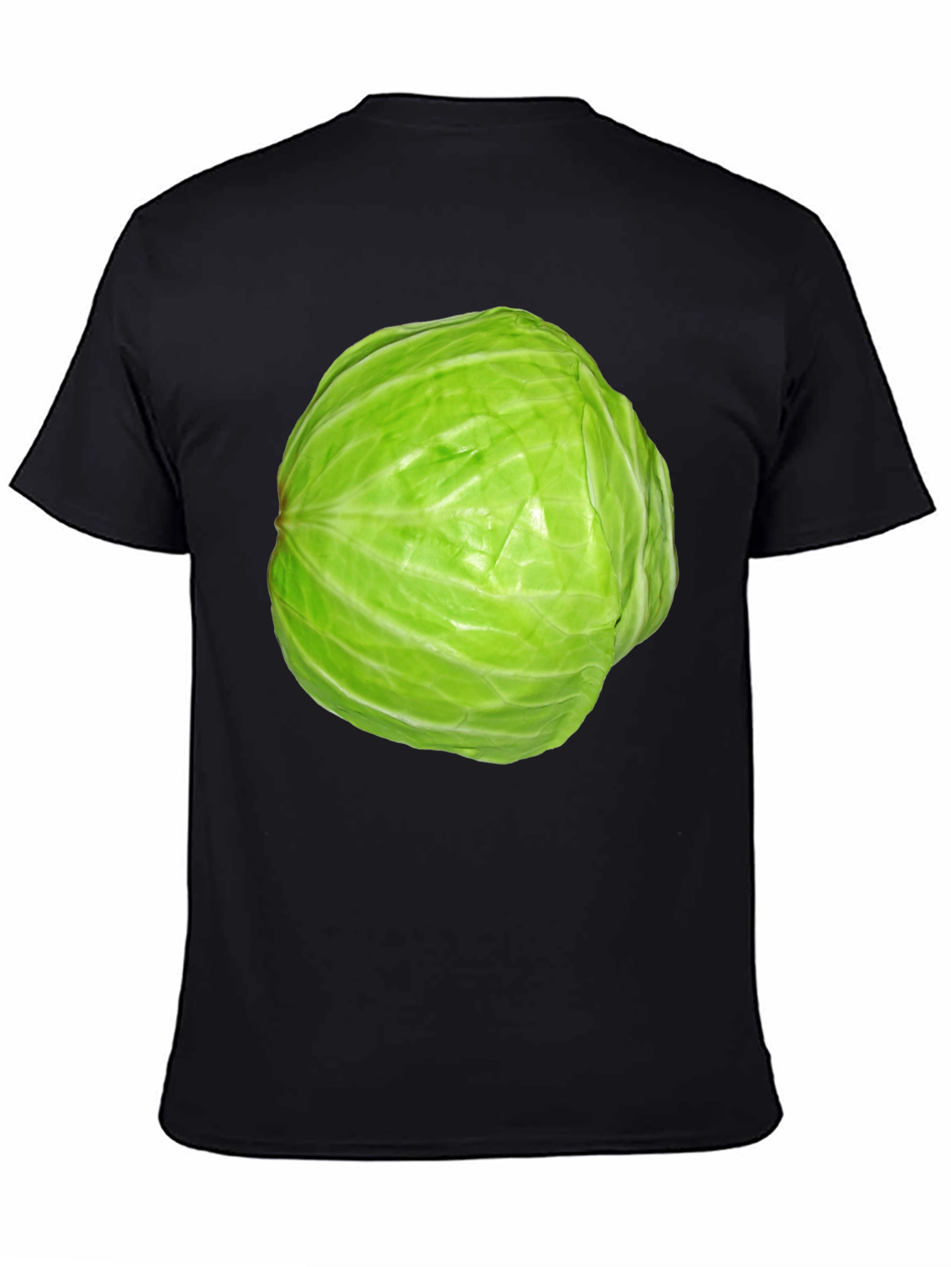 Cabbage Graphic Tee - Quirky Vegetable T-Shirt
