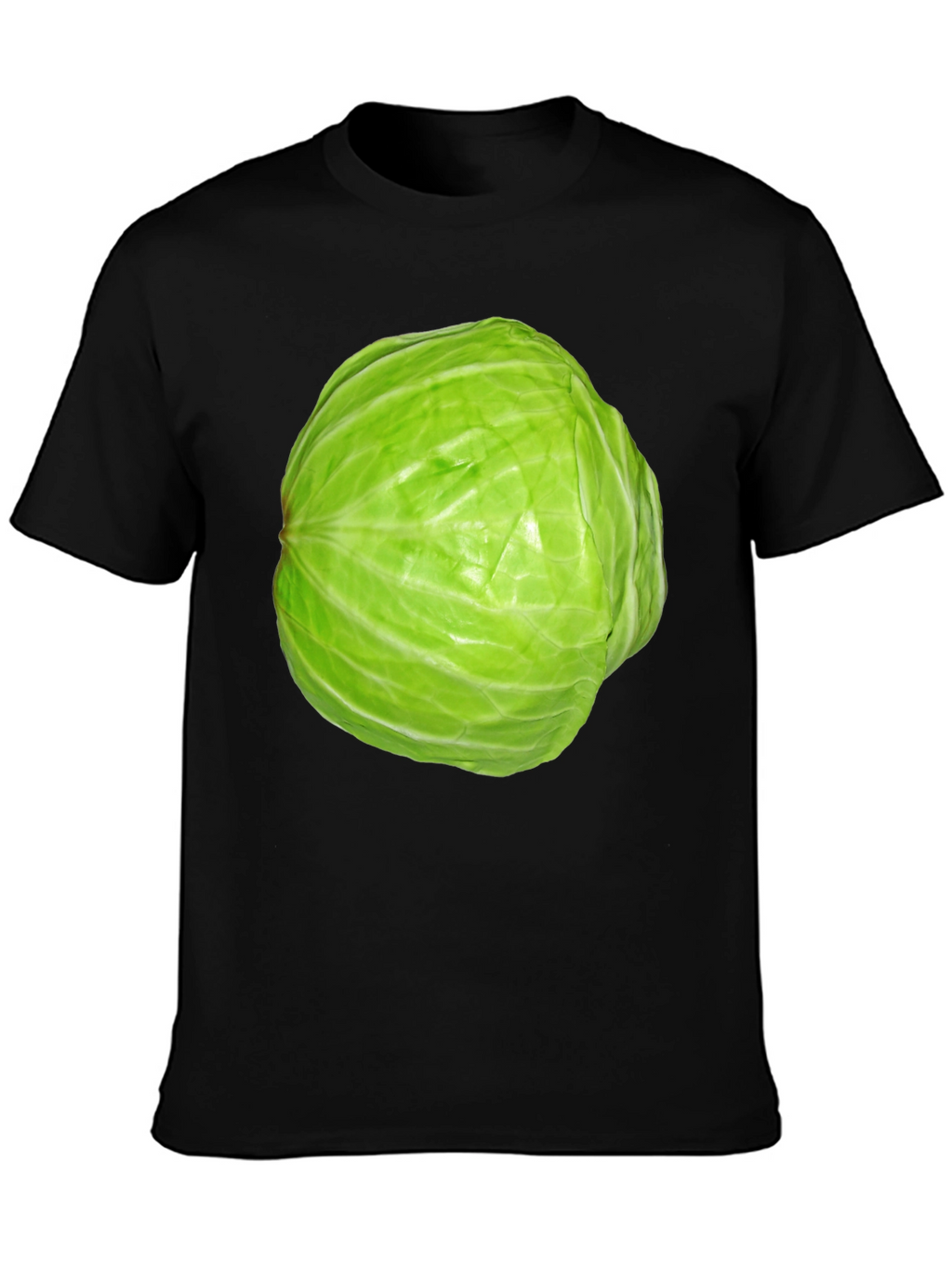 Cabbage Graphic Tee - Quirky Vegetable T-Shirt