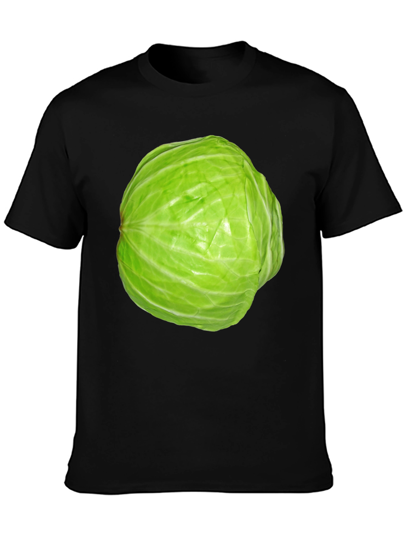 Cabbage Graphic Tee - Quirky Vegetable T-Shirt