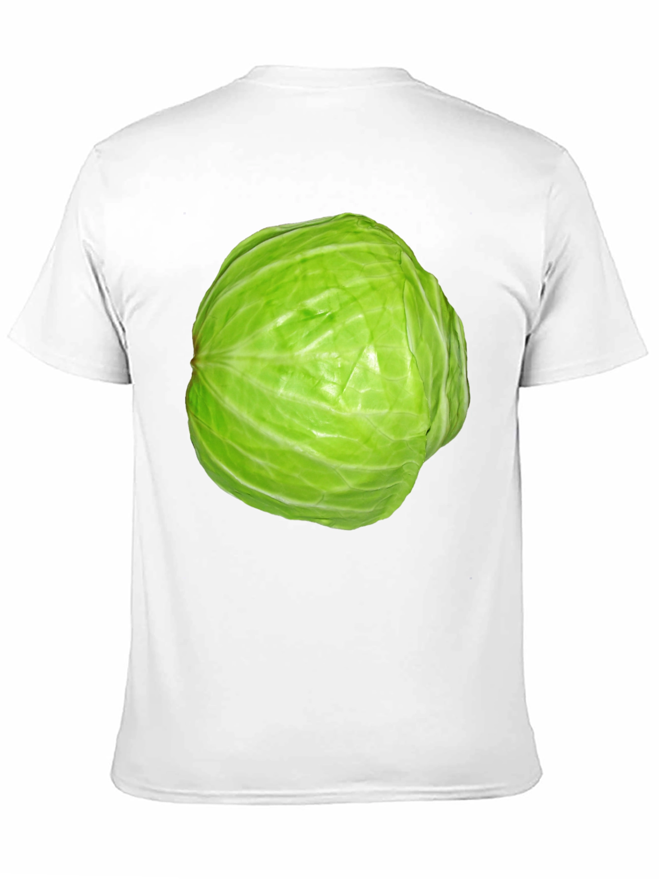 Cabbage Graphic Tee - Quirky Vegetable T-Shirt