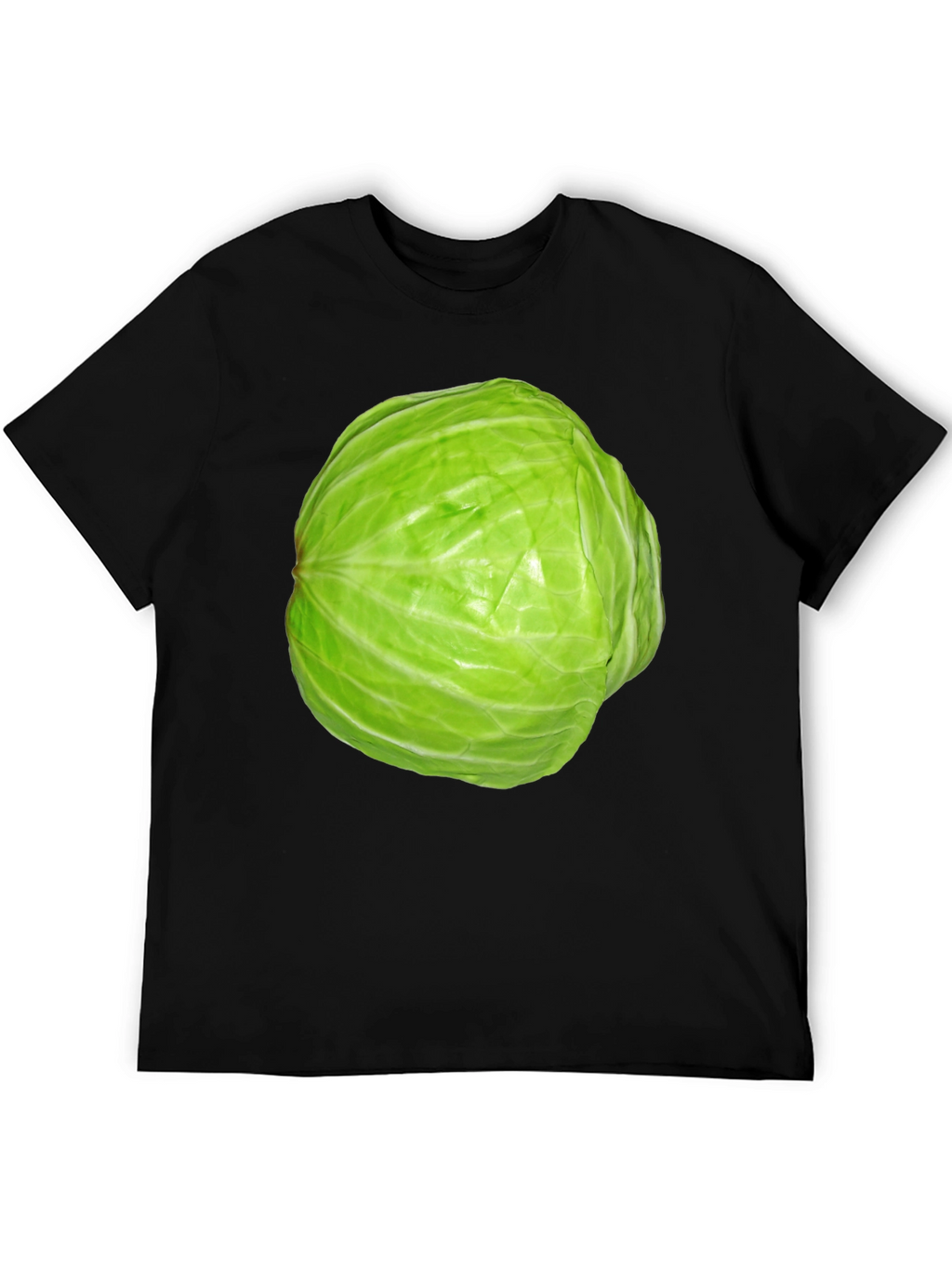 Cabbage Graphic Tee - Quirky Vegetable T-Shirt
