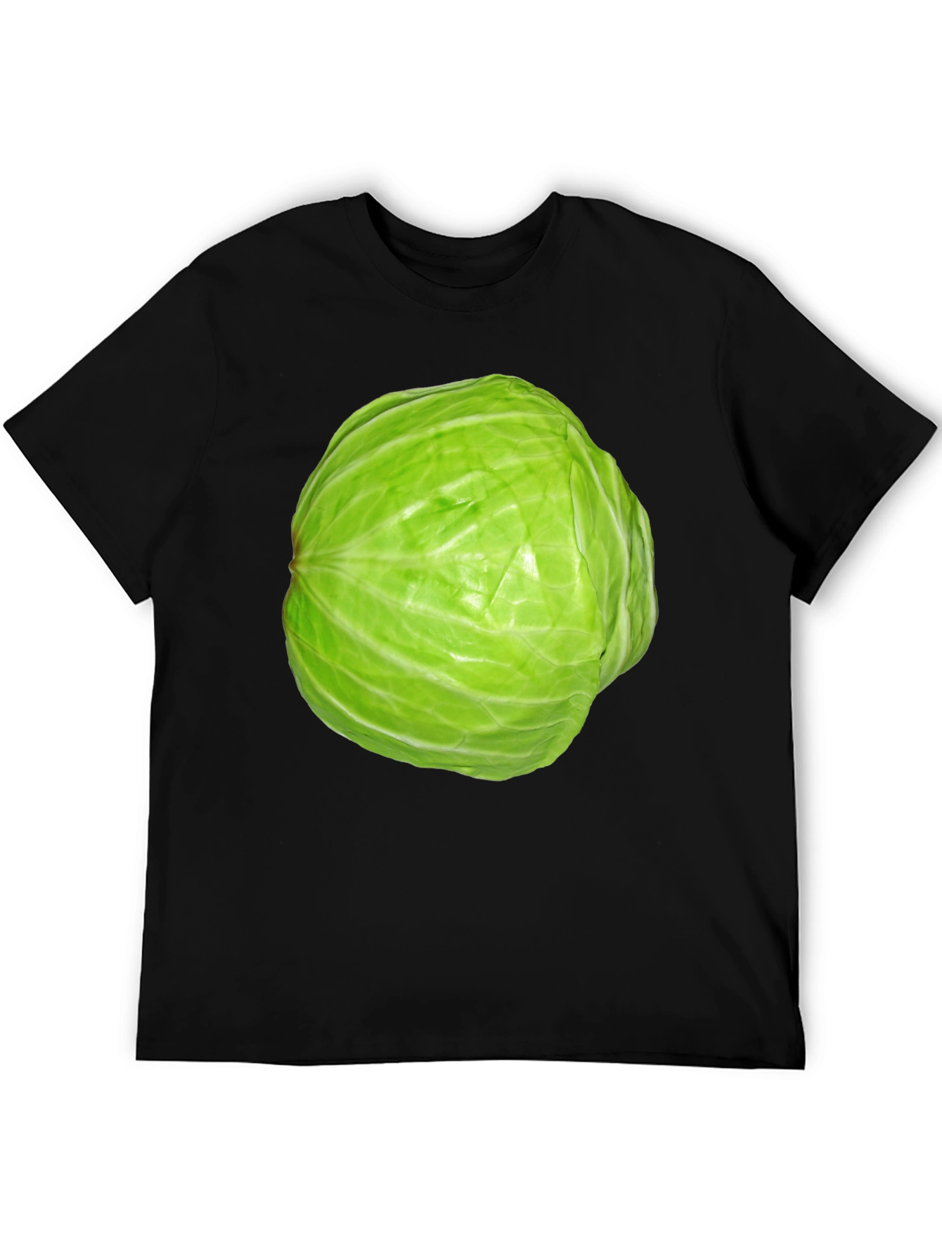 Cabbage Graphic Tee - Quirky Vegetable T-Shirt