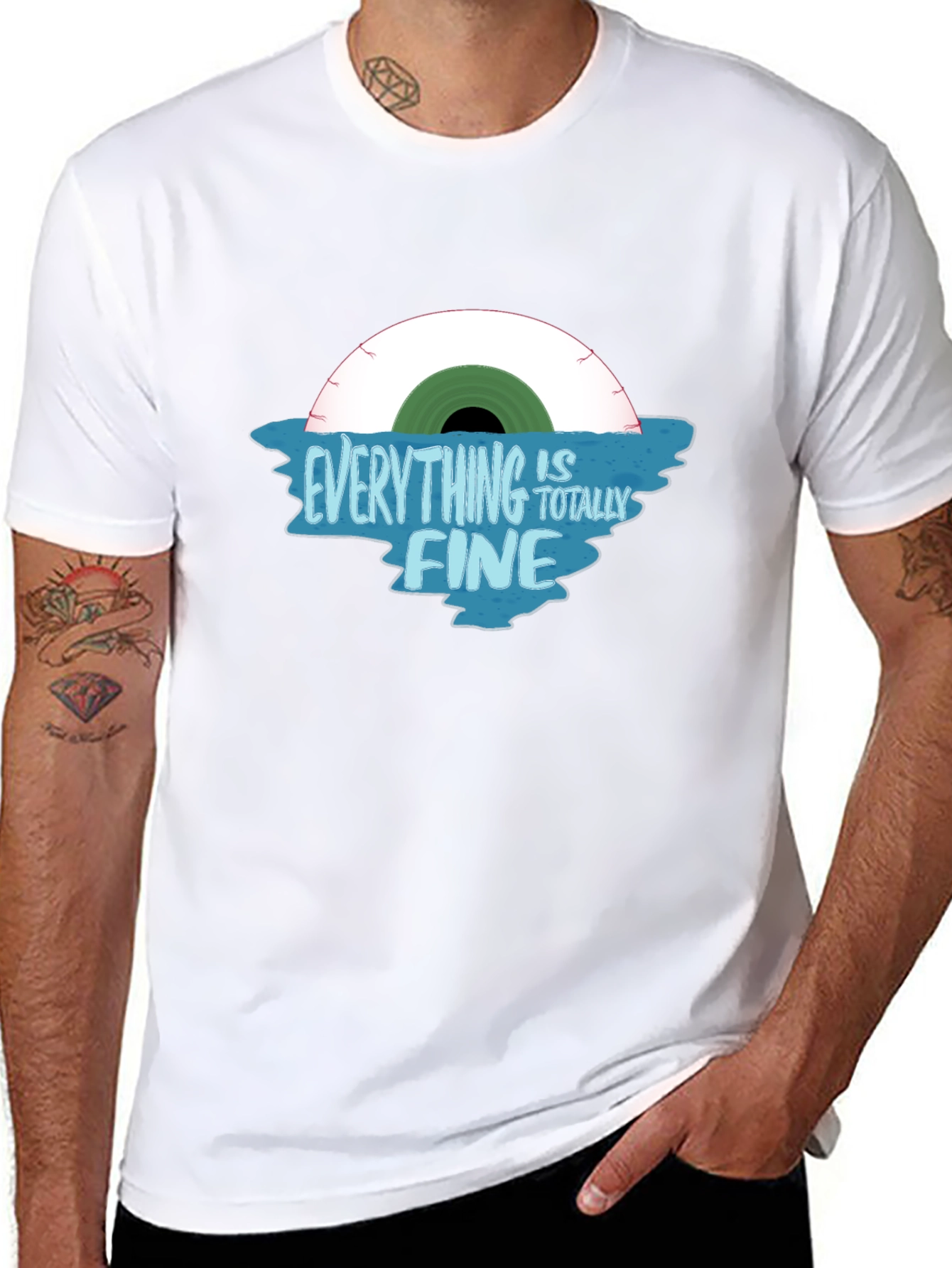 Everything Is Totally Fine Graphic T-Shirt